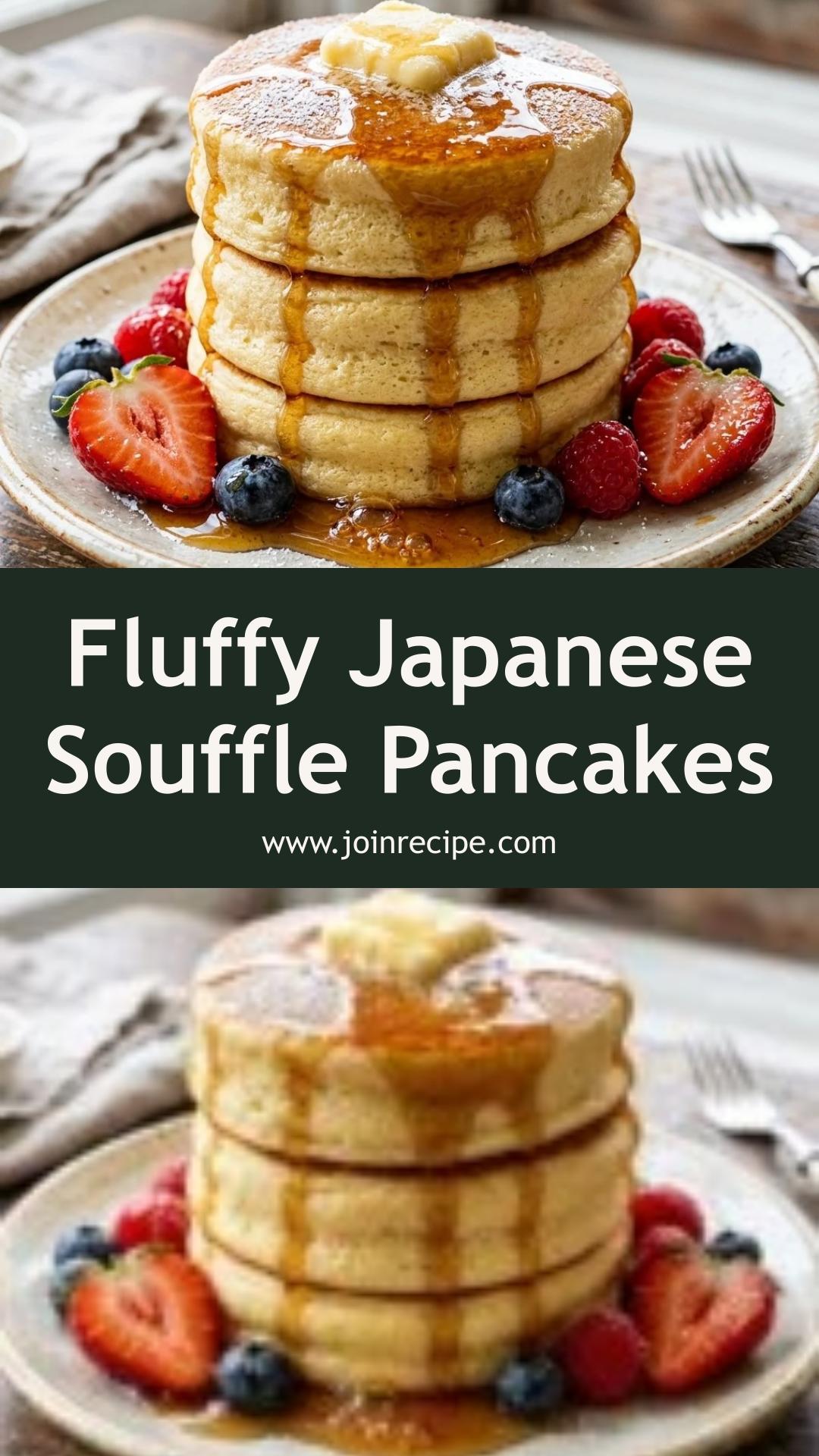Japanese Souffle Pancakes: Fluffy Clouds for a Charming Breakfast — pin 1