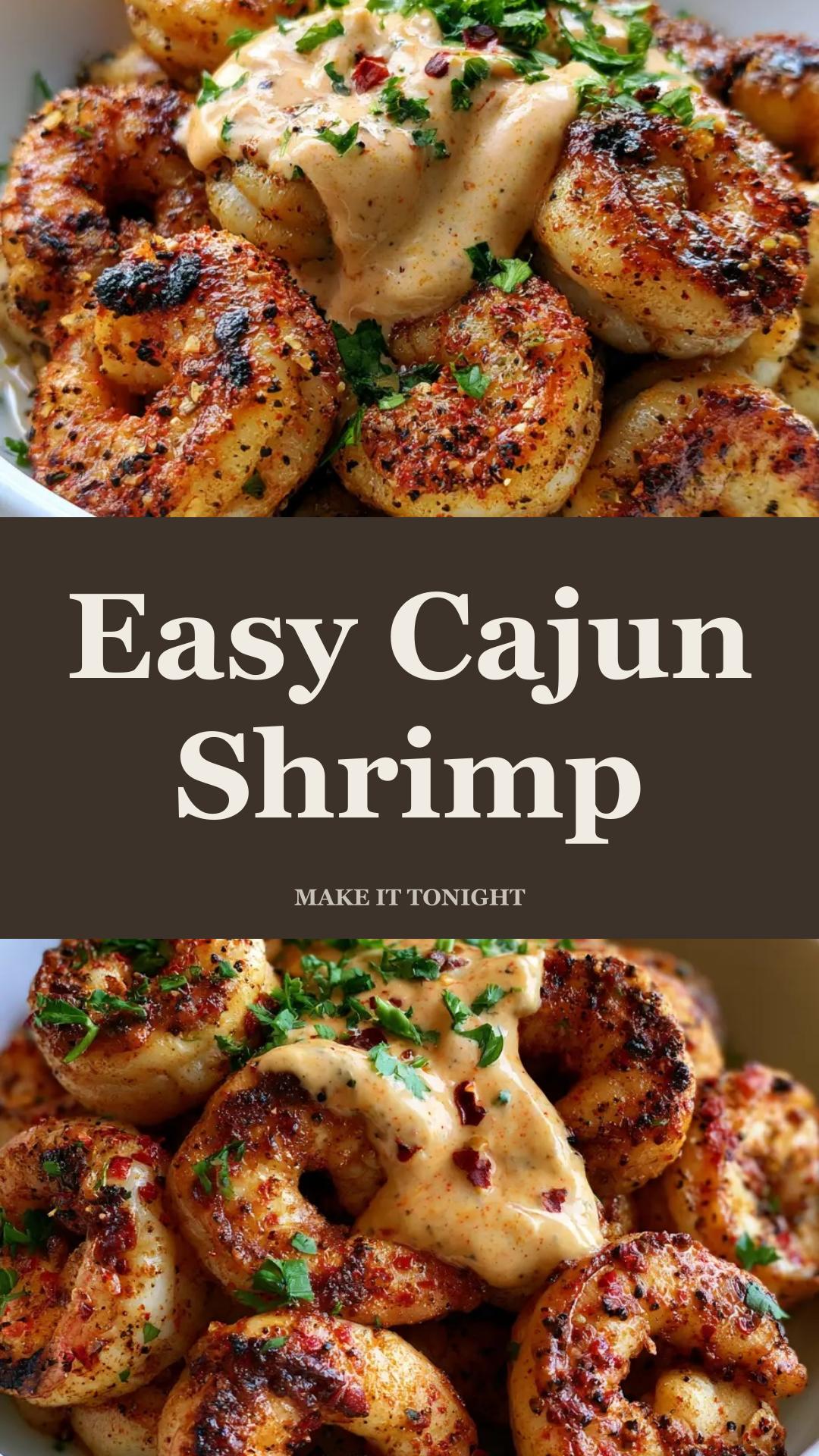 Cajun Shrimp with Pale Orange Sauce — pin 1
