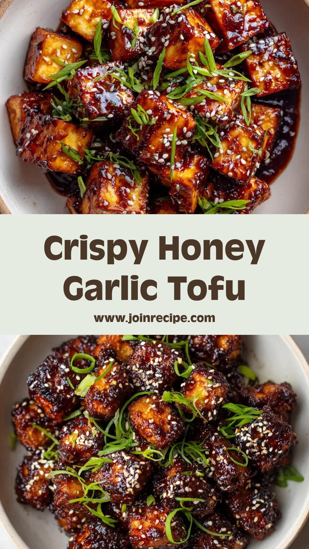 Honey Garlic Air Fryer Tofu: Crispy and Sticky Weeknight Dinner — pin 2