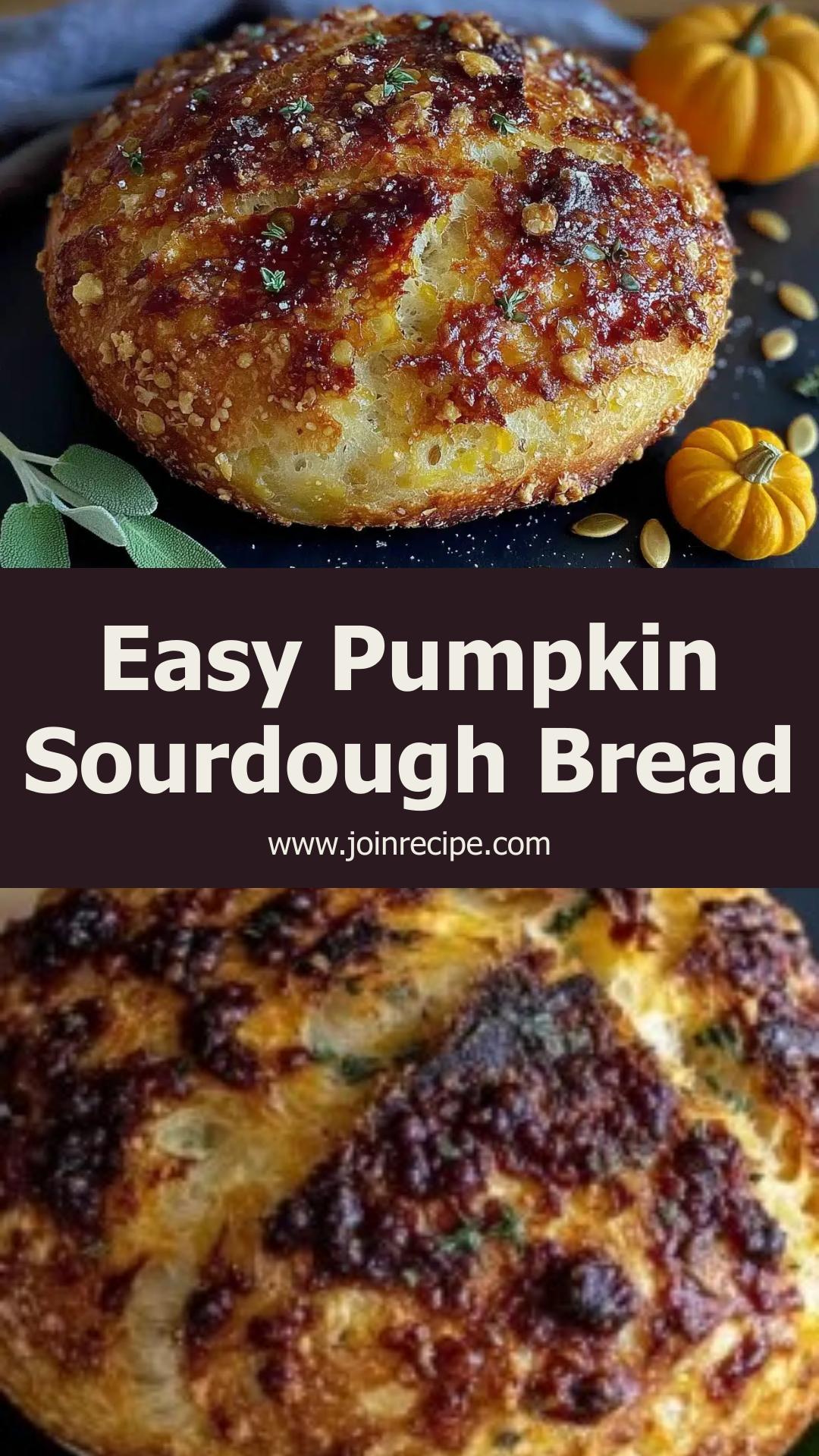 Easy Pumpkin Sourdough Discard Bread: A Quick Fall Favorite — pin 2