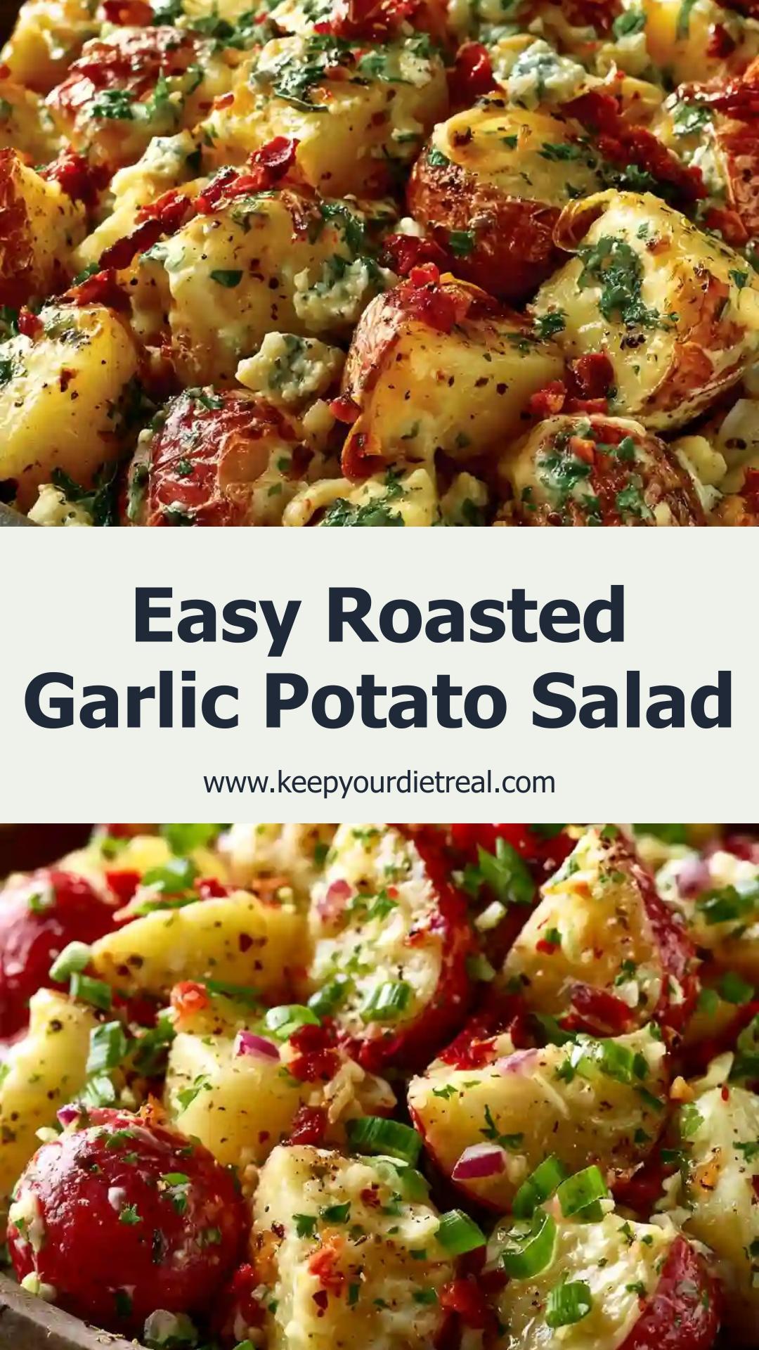 Roasted Garlic Red-Skin Potato Salad: Perfect Make-Ahead Picnic Side — pin 3