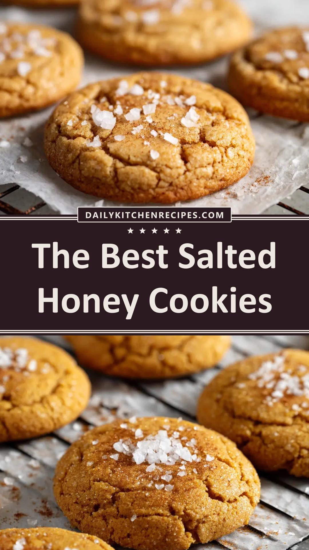 Salted Honey Cinnamon Cookies with Flaky Sea Salt — pin 2