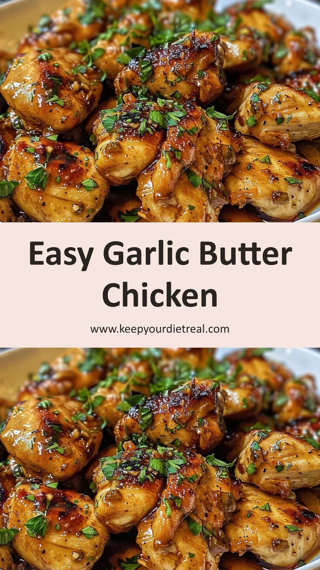 Garlic Butter Chicken: Tender Chicken Breasts in Rich Garlic Sauce — pin 1