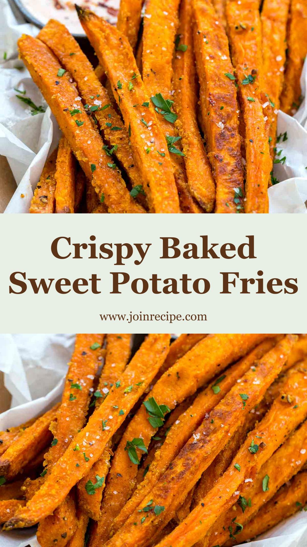 Baked Sweet Potato Fries with Crispy Potato Starch Coating — pin 4