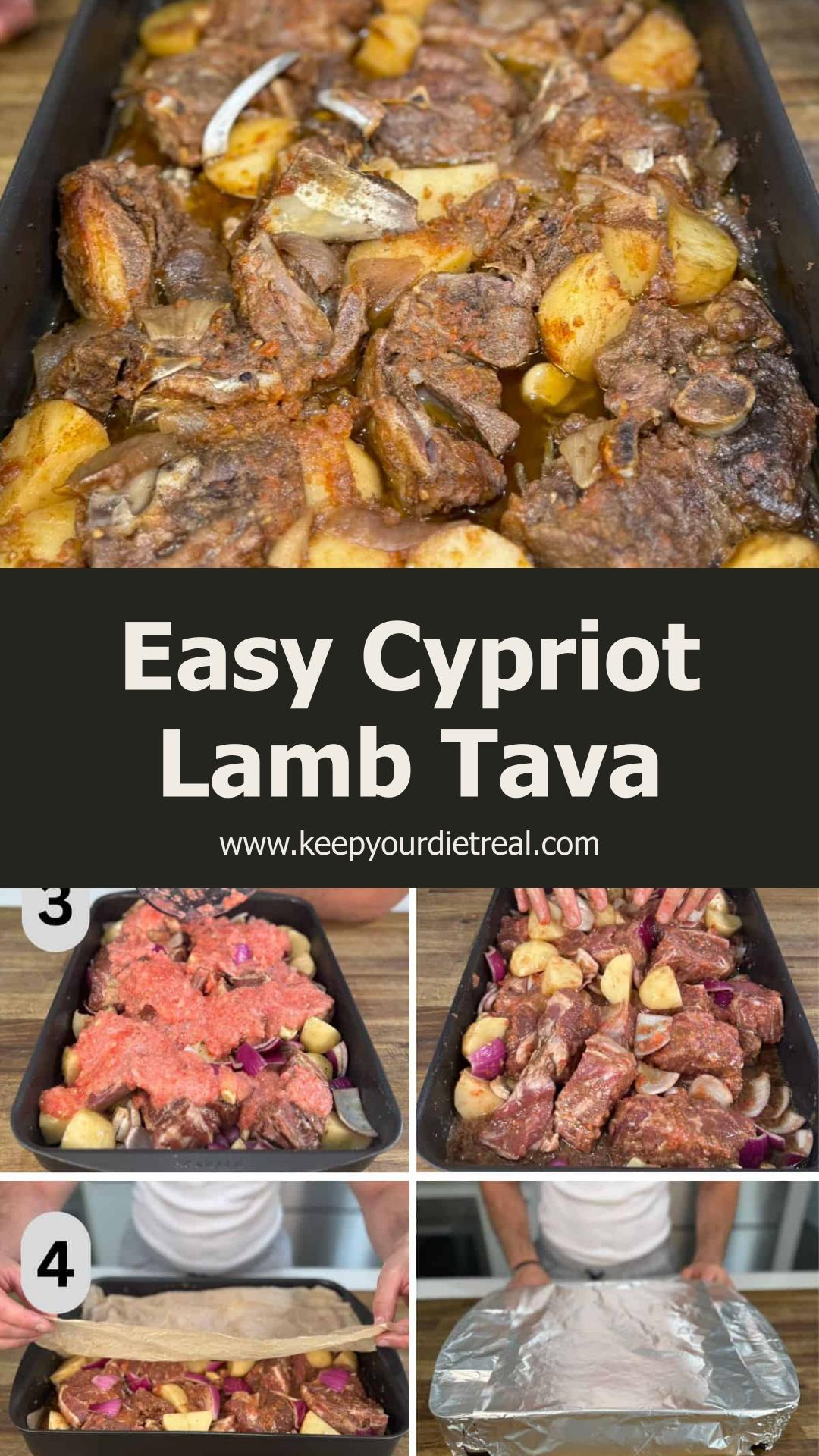 Cypriot Lamb Tava With Tender Potatoes and Warm Tomato Spices — pin 2