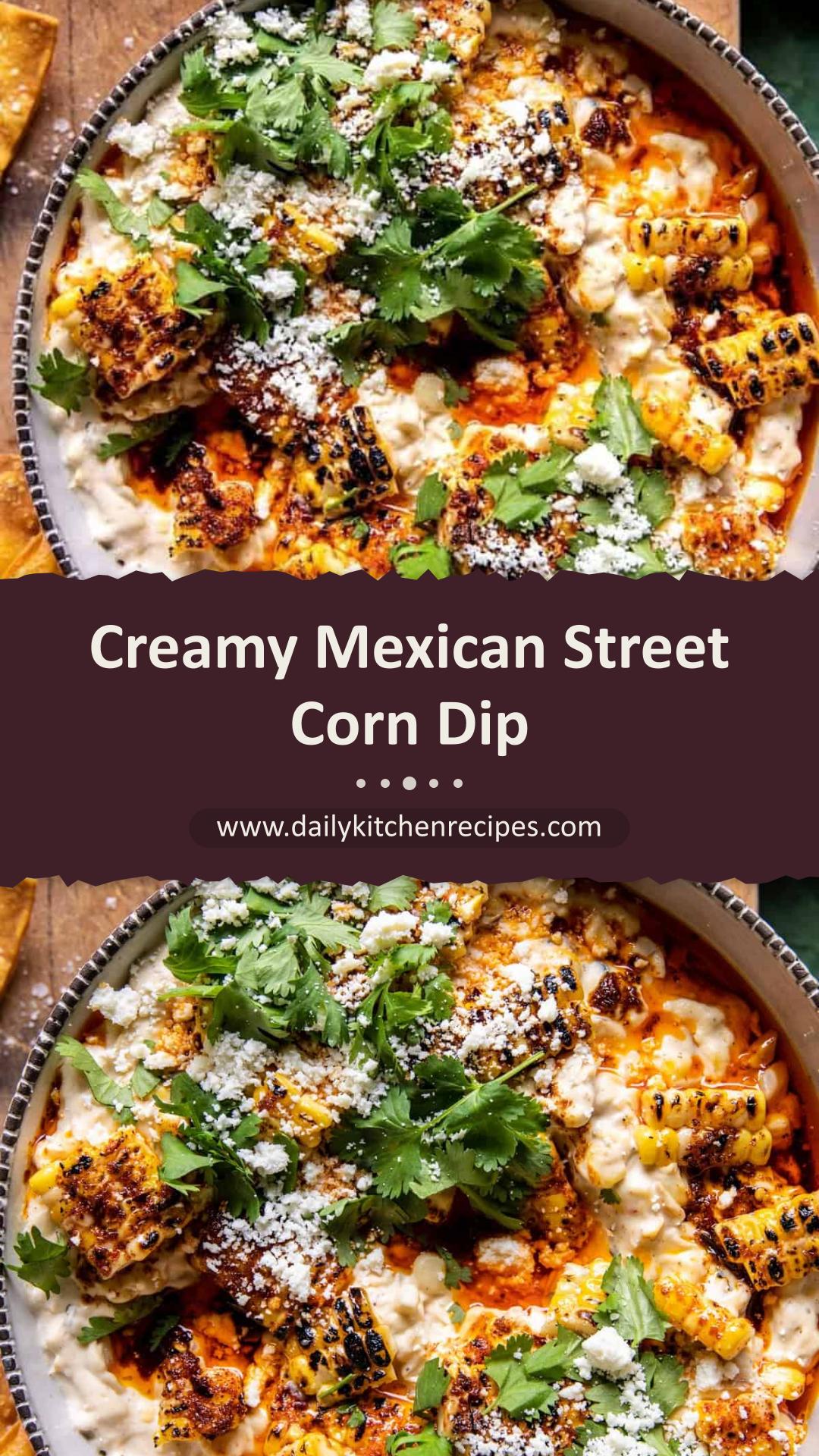 Street Corn Dip 4 Ingredients Ultimate Delicious — pin 3