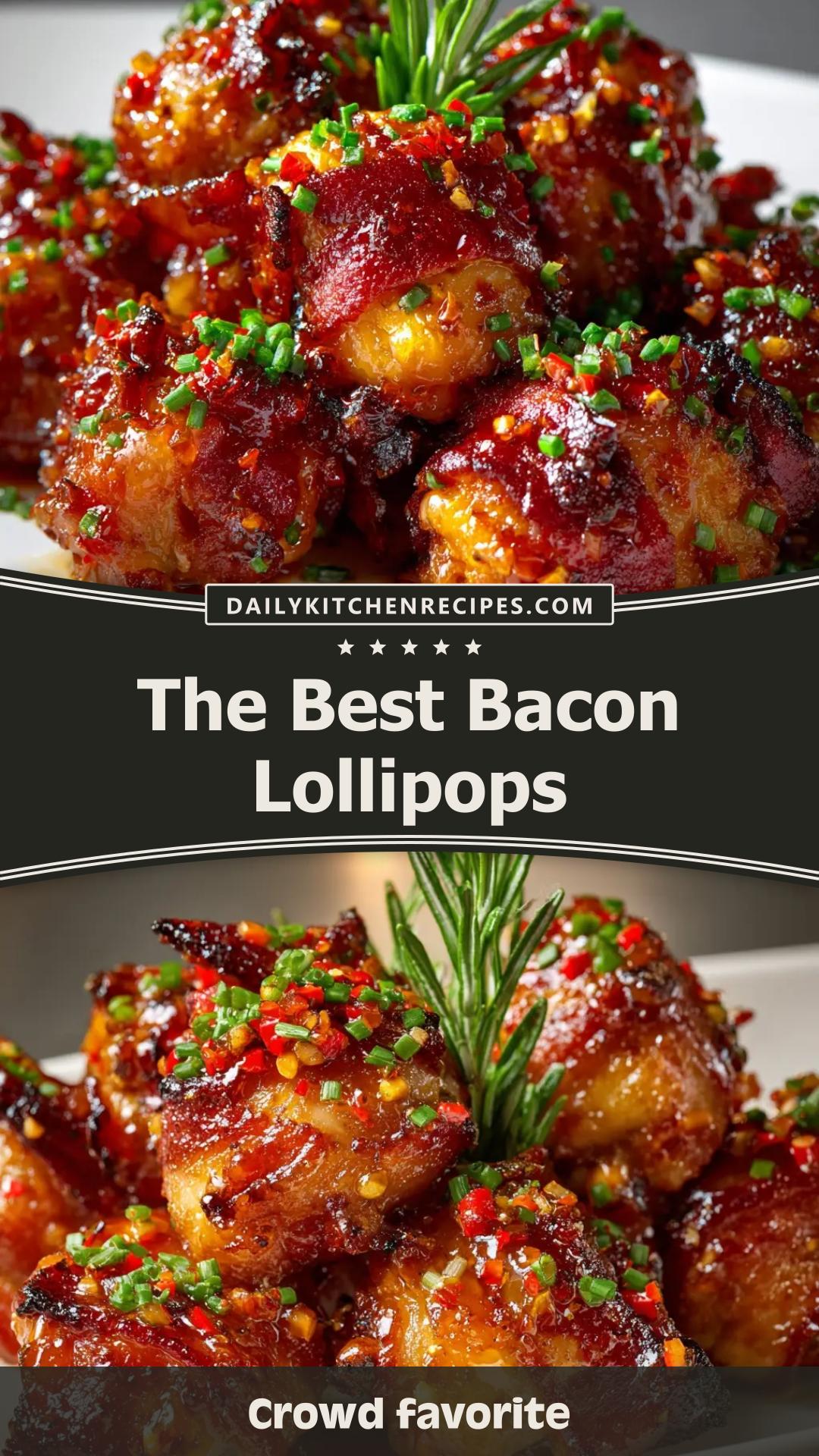 Sweet Chili Bacon Lollipops with Brown Sugar Glaze — pin 2