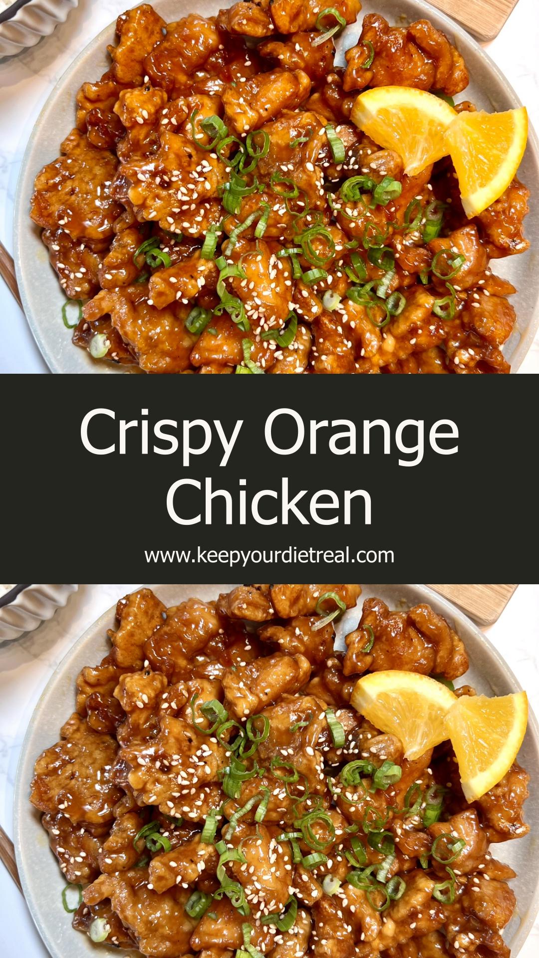Orange Chicken with Crisp Double-Fried Chicken and Fresh Orange Sauce — pin 2