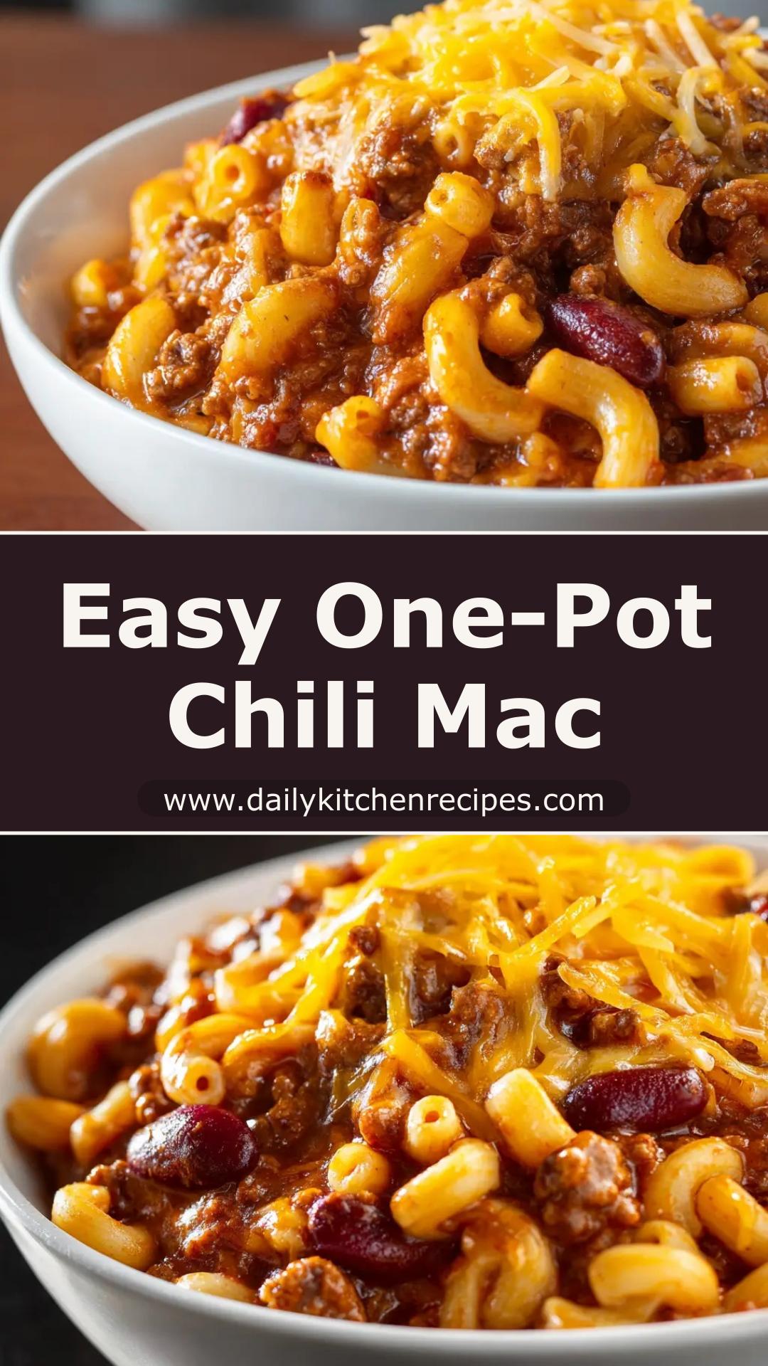 One-Pot Chili Mac and Cheese with Sharp Cheddar — pin 2