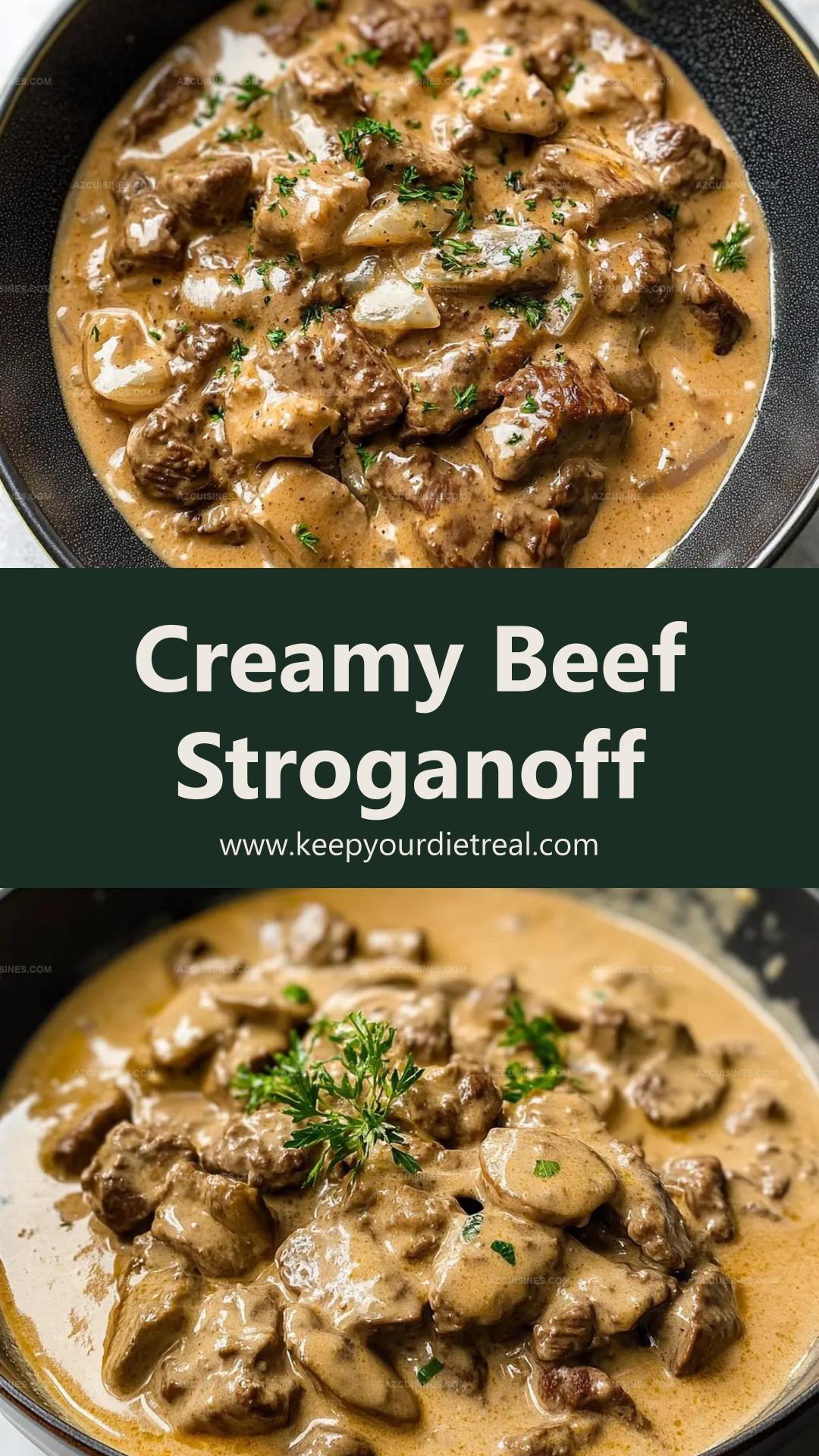 Gordon Ramsay's Beef Stroganoff: Creamy Comfort with a Gourmet Twist — pin 1