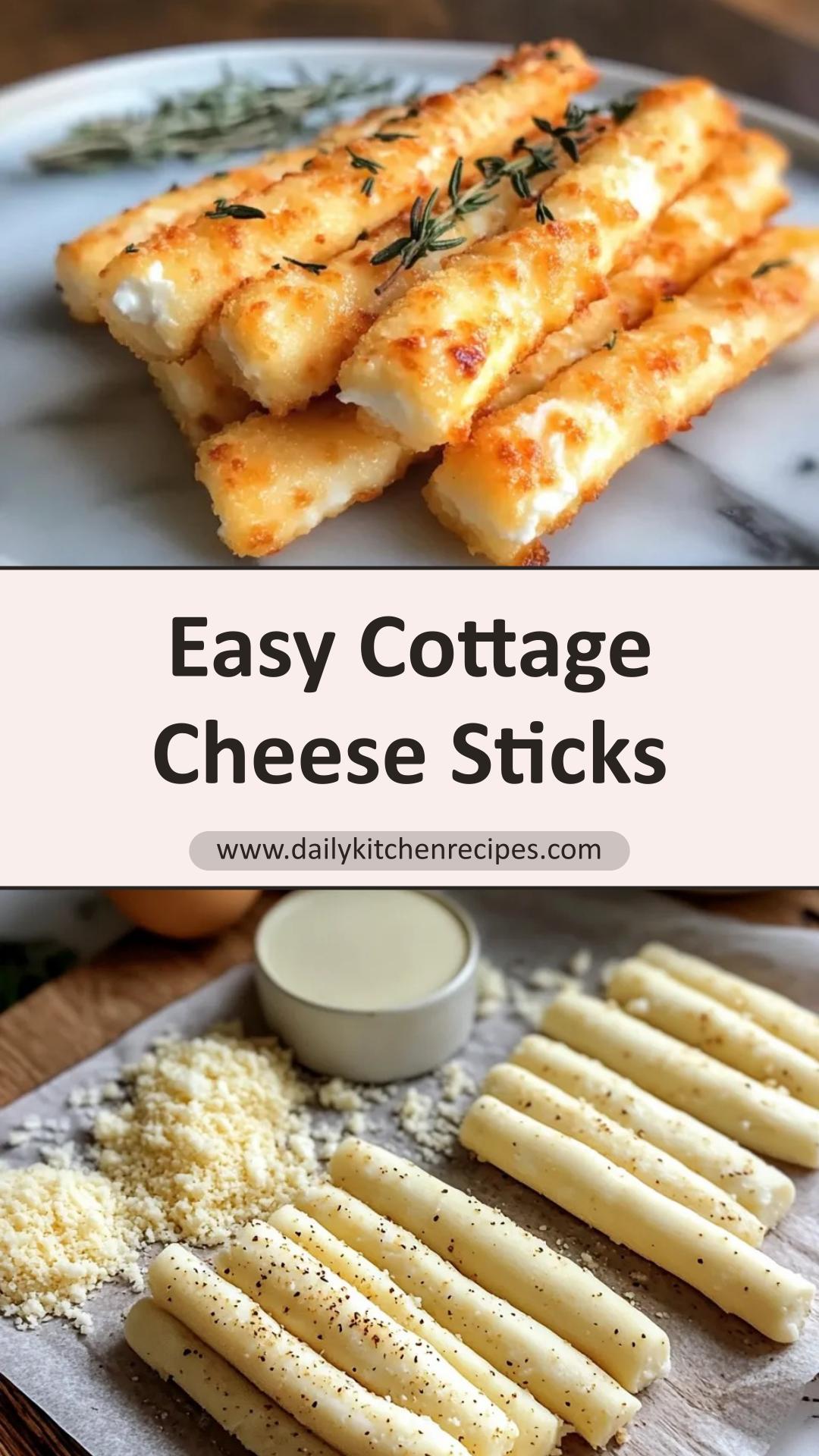 Cottage Cheese Cheese Sticks 6 Steps Easy Delicious — pin 4
