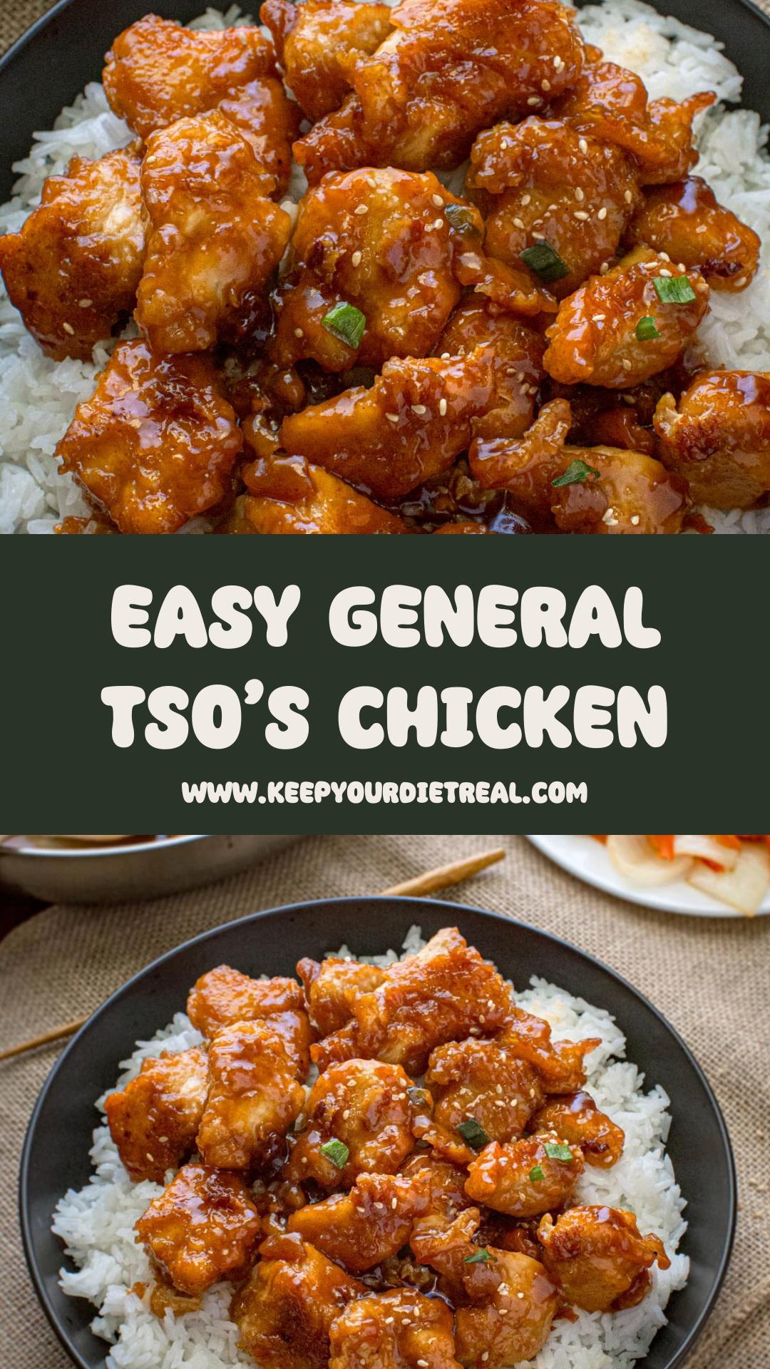 General Tso’s Chicken with Glossy Sweet Soy-Vinegar Sauce — pin 2