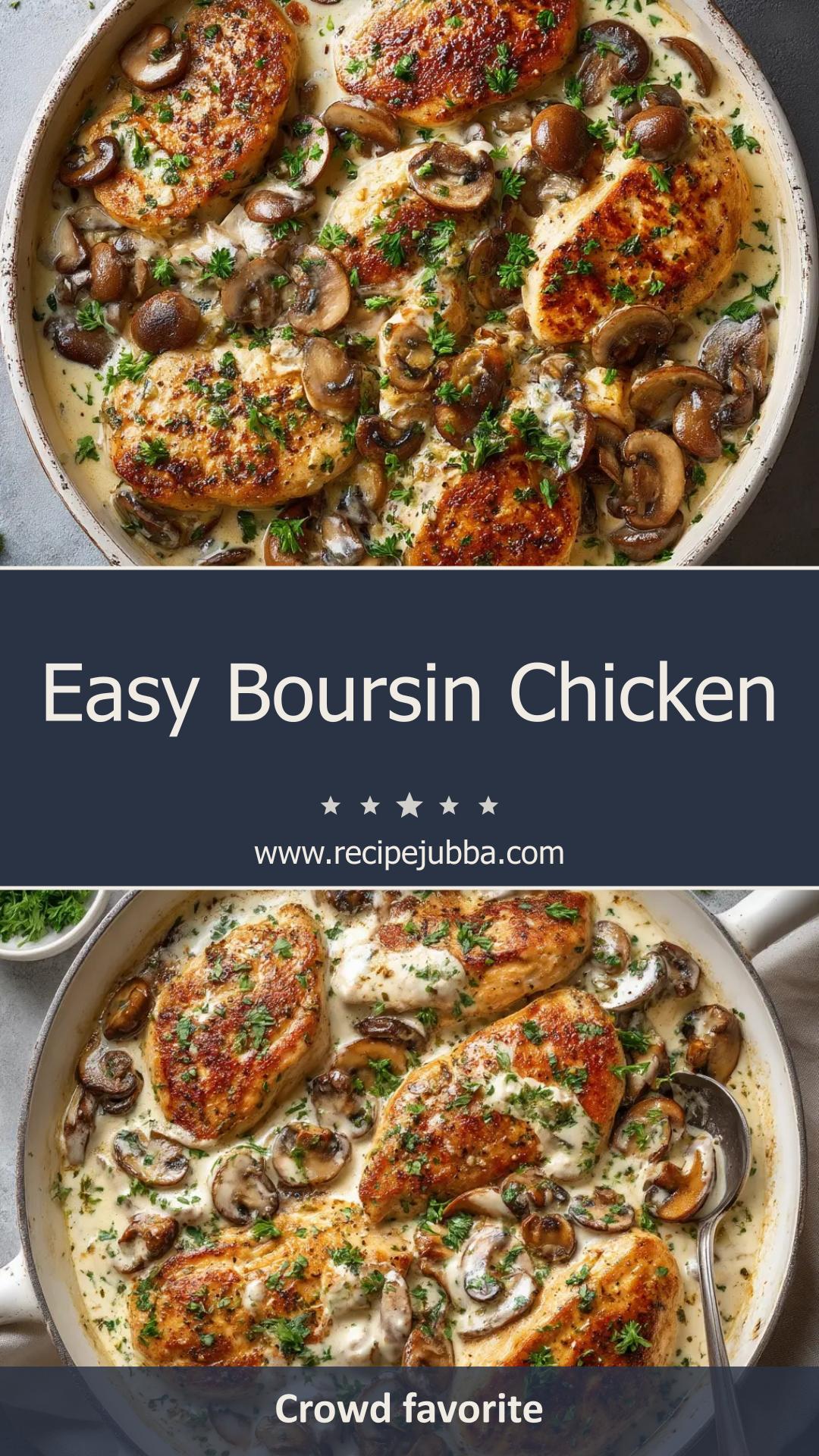 Boursin Chicken: A 30-Minute Skillet Dinner — pin 2