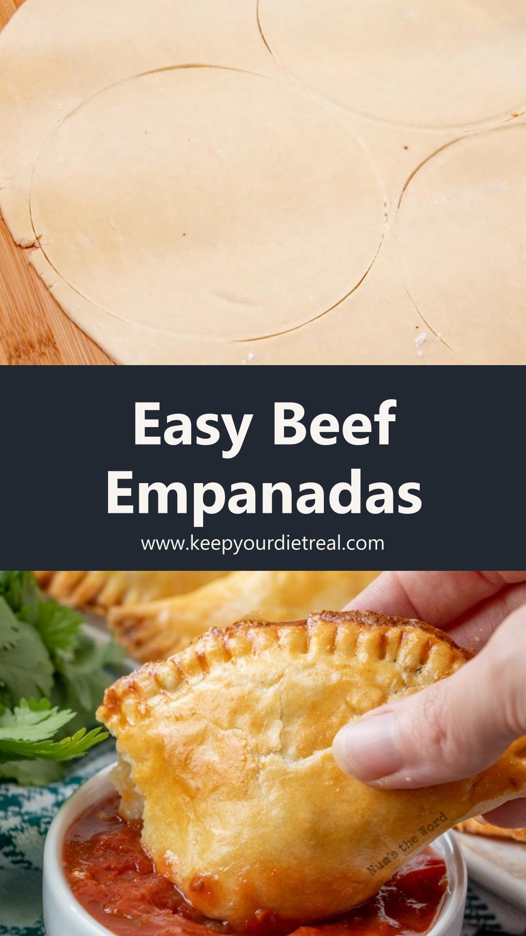 Easy Beef Empanadas with Flaky Pie Crust and Mexican Cheese — pin 3
