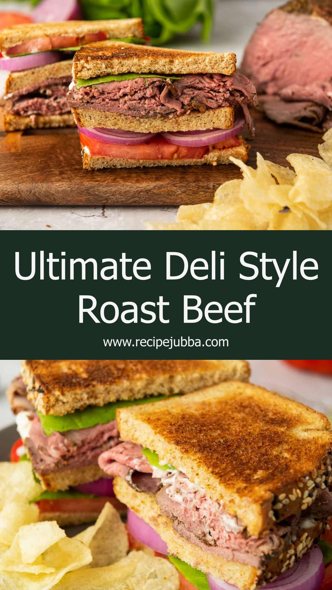 Deli Style Roast Beef with a Savory Herb Spice Crust — pin 3