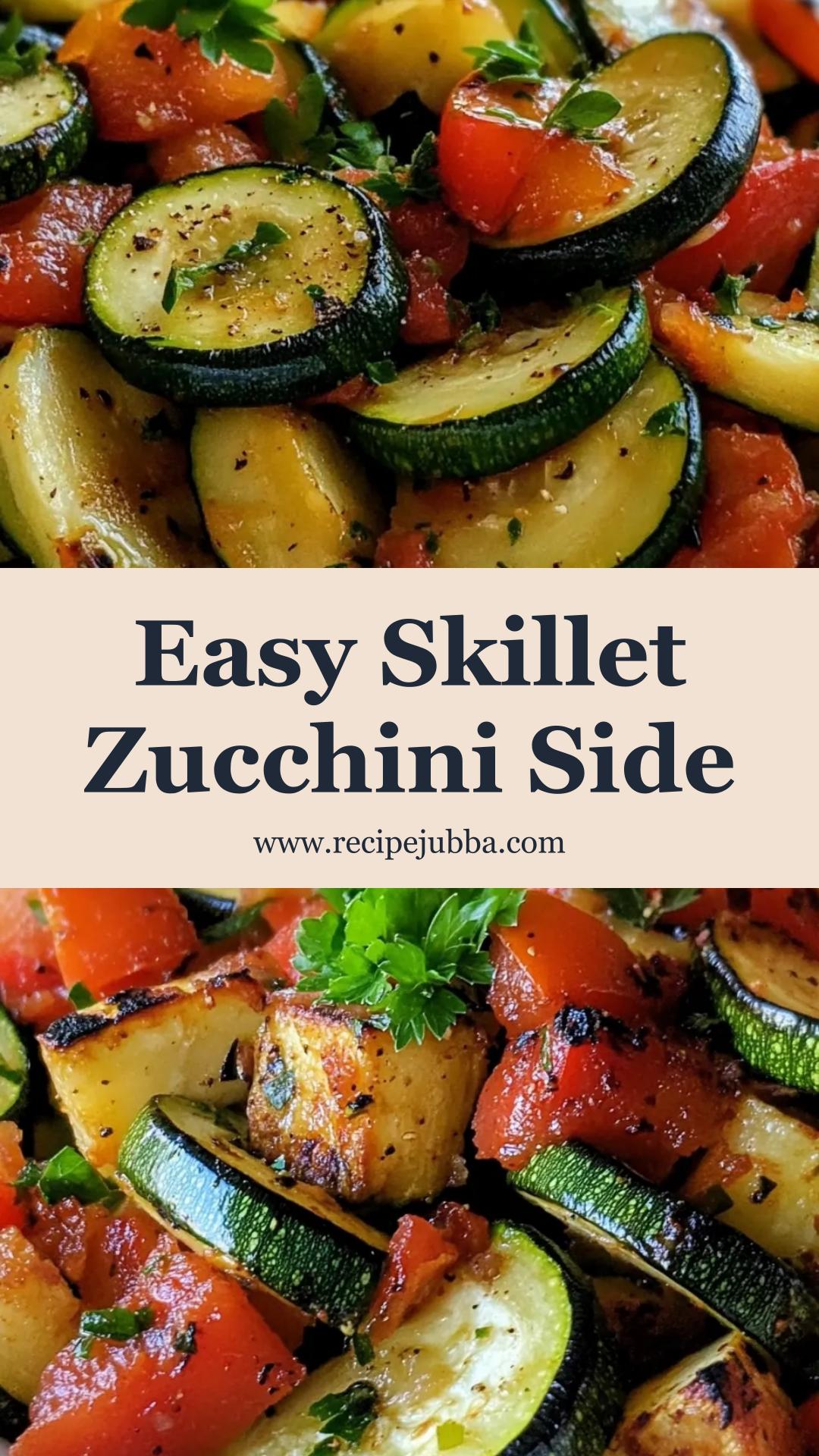 Skillet Zucchini: A Quick and Flavorful Summer Side Dish — pin 2