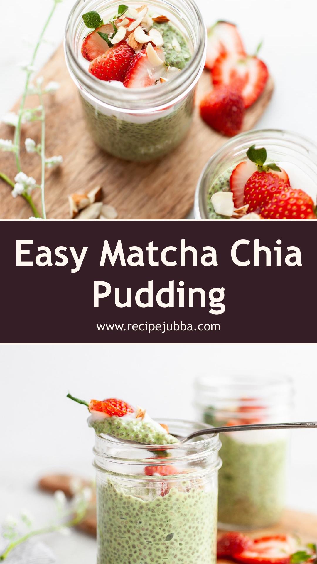 Easy Matcha Chia Pudding with Creamy Coconut Yogurt — pin 2