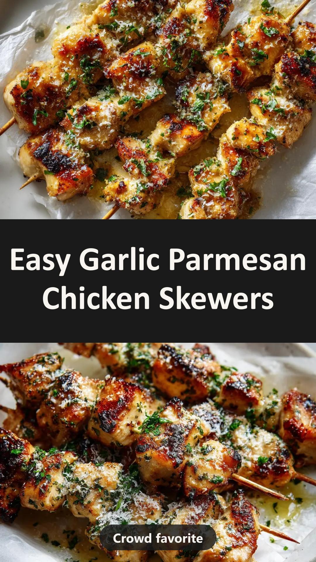 Air Fryer Garlic Parmesan Chicken Skewers — pin 2