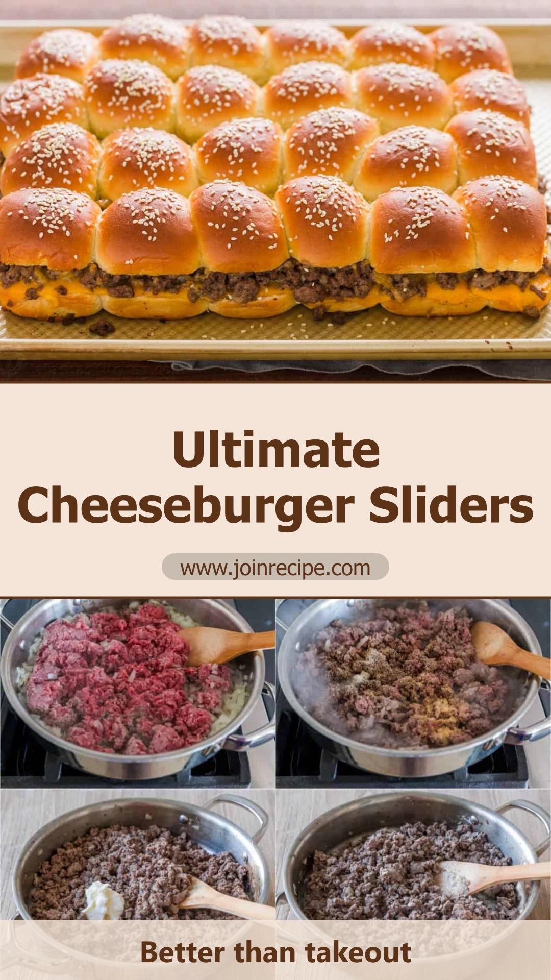 Cheeseburger Sliders with Juicy Beef and Golden Sesame Rolls — pin 2