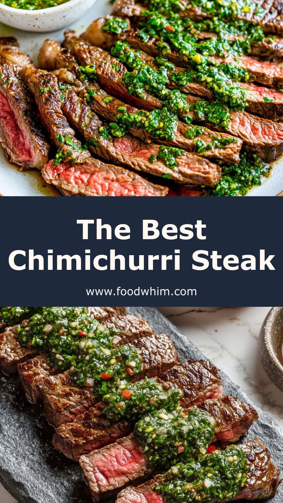 Chimichurri Steak with Garlicky Parsley and Golden-Brown Crust — pin 3