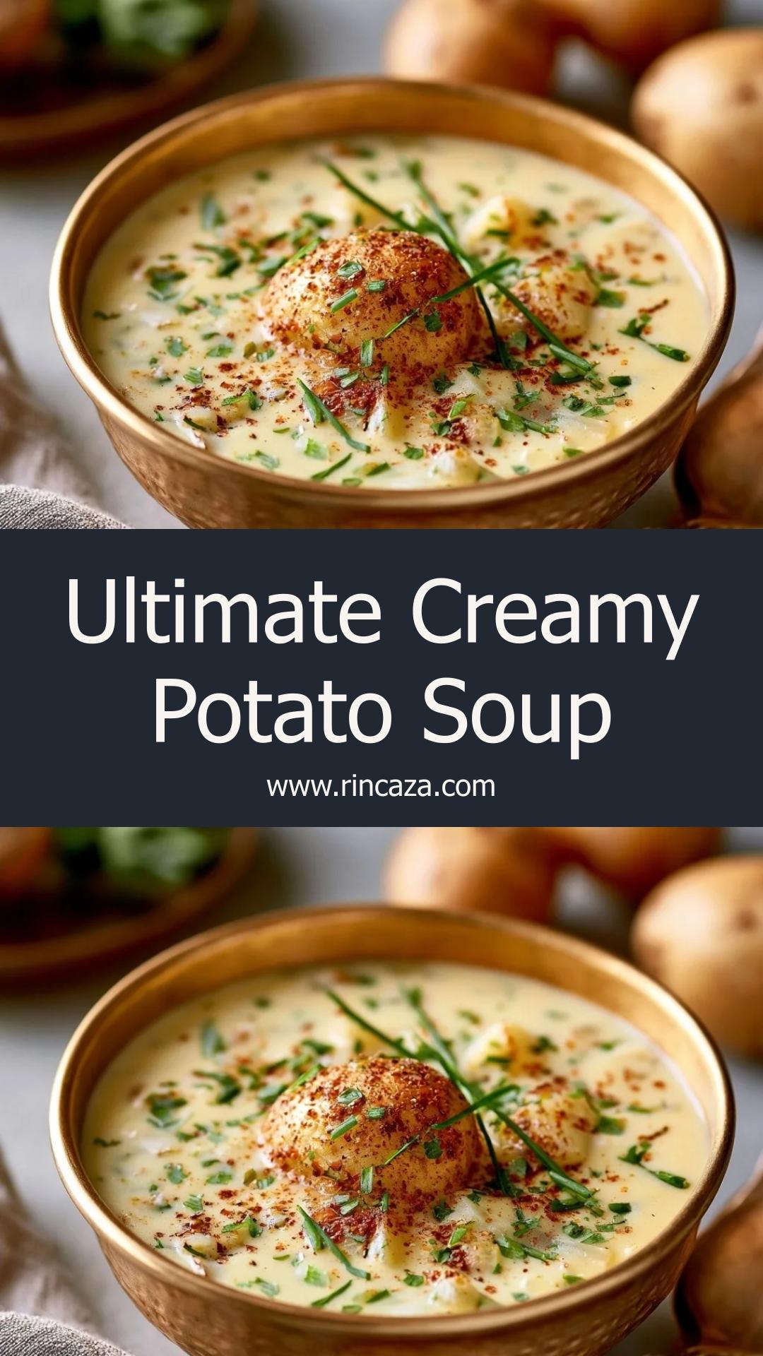 Creamy Potato Soup: The Ultimate Cozy Comfort Food for Chilly Evenings — pin 1