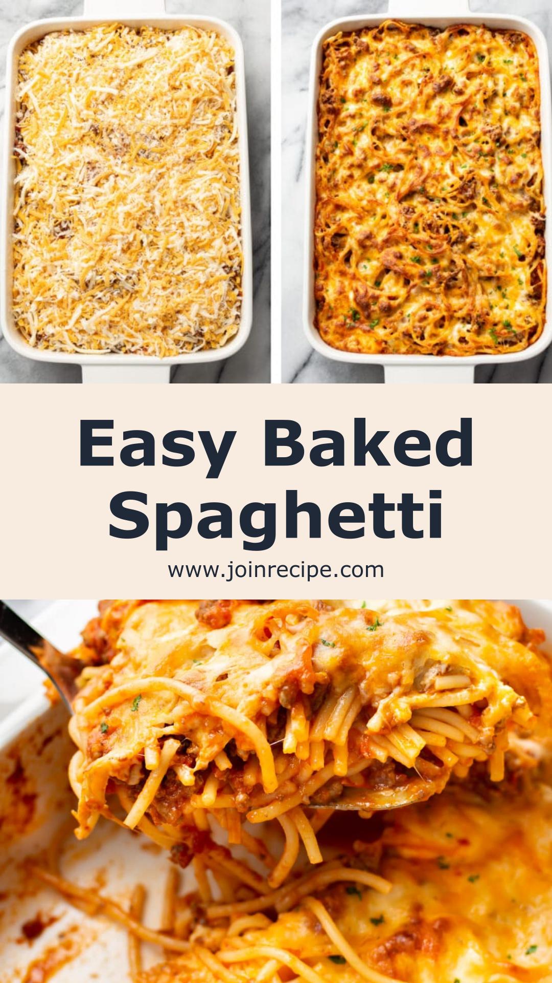 Easy Baked Spaghetti: Cheesy Comfort Food Ready in 45 Minutes — pin 2