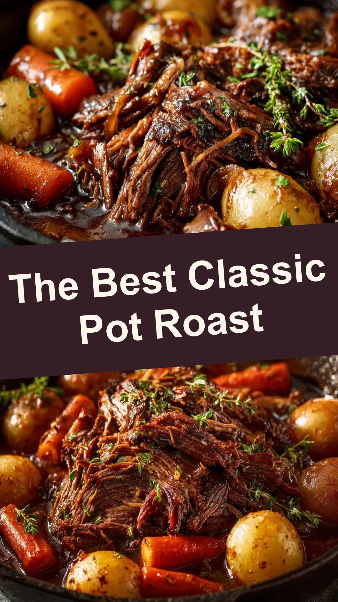 Classic Pot Roast with Red Wine Gravy — pin 1