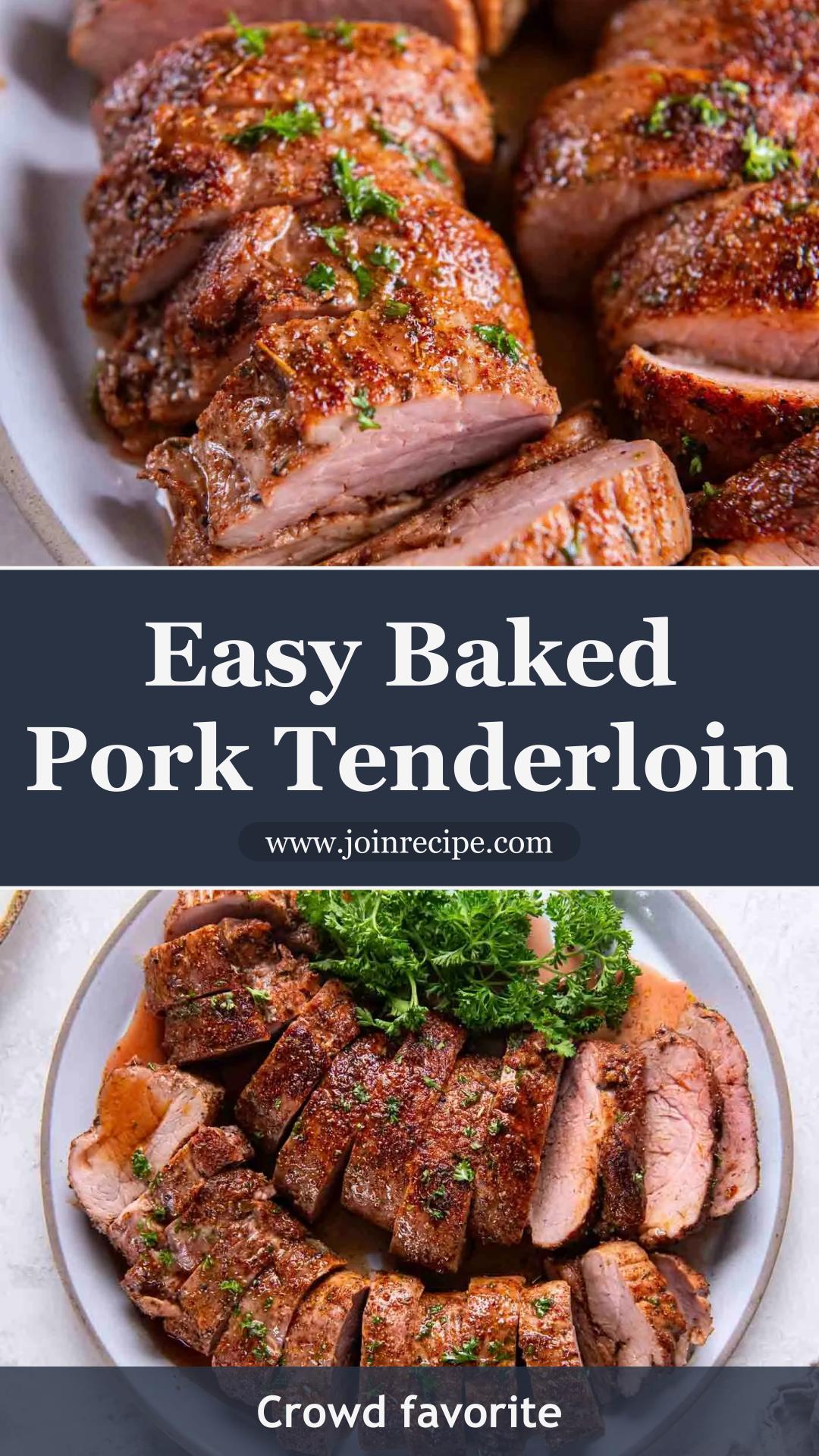 Easy Baked Pork Tenderloin with Caramelized Brown Sugar Spice Rub — pin 3