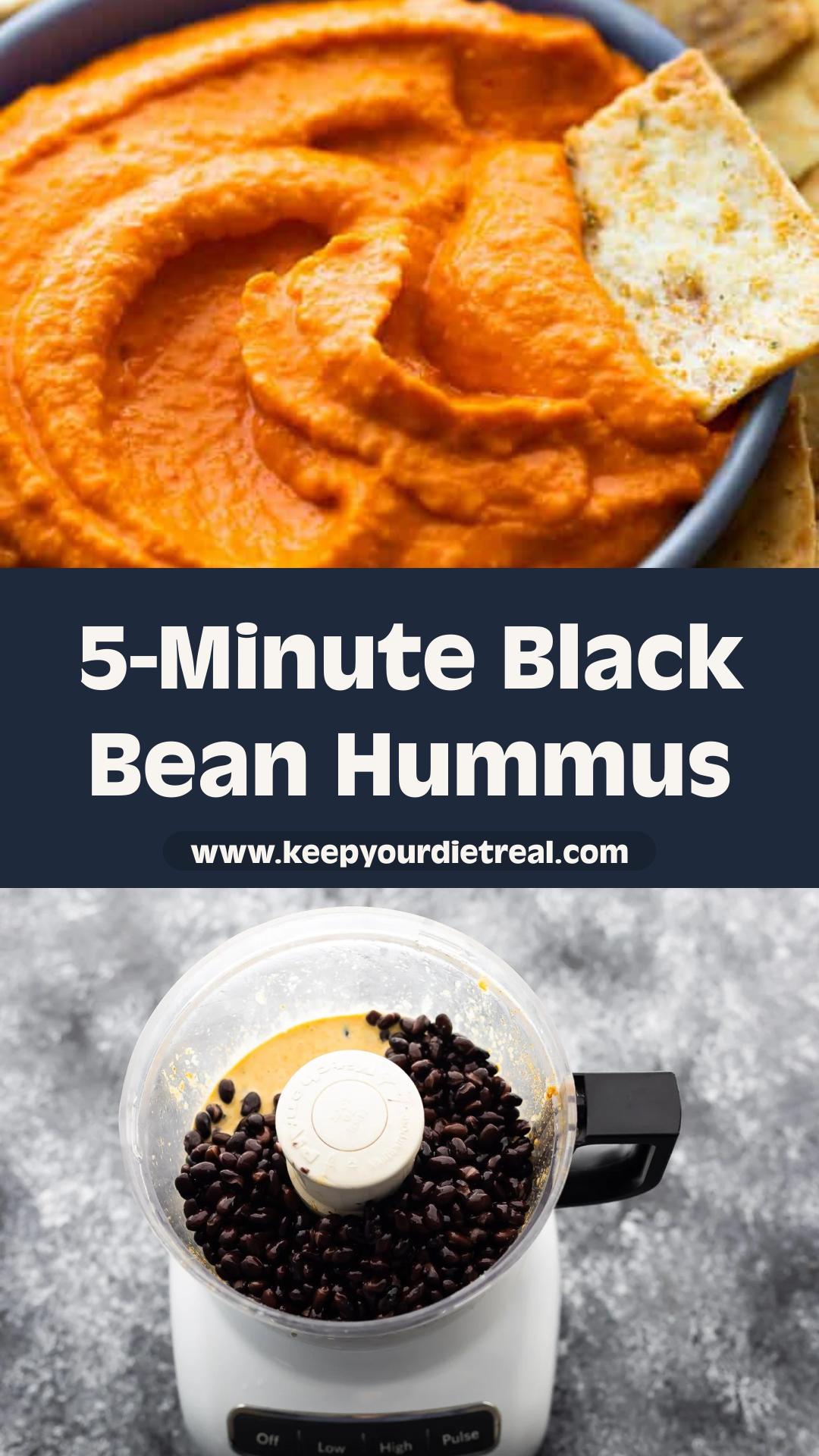Black Bean Hummus with Lime and Tahini — pin 5