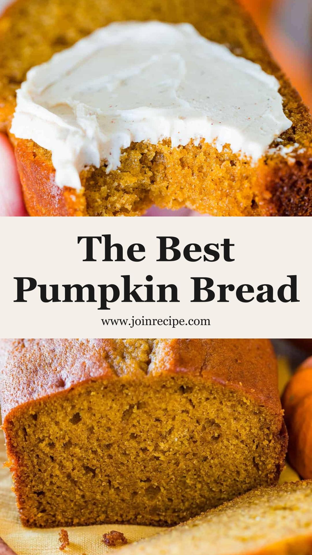 Pumpkin Bread with Warm Cinnamon, Cloves, and Nutmeg — pin 1