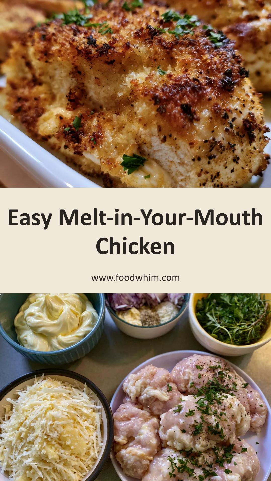Melt-in-Your-Mouth Baked Chicken Breast: Juicy and Creamy in 30 Minutes — pin 1