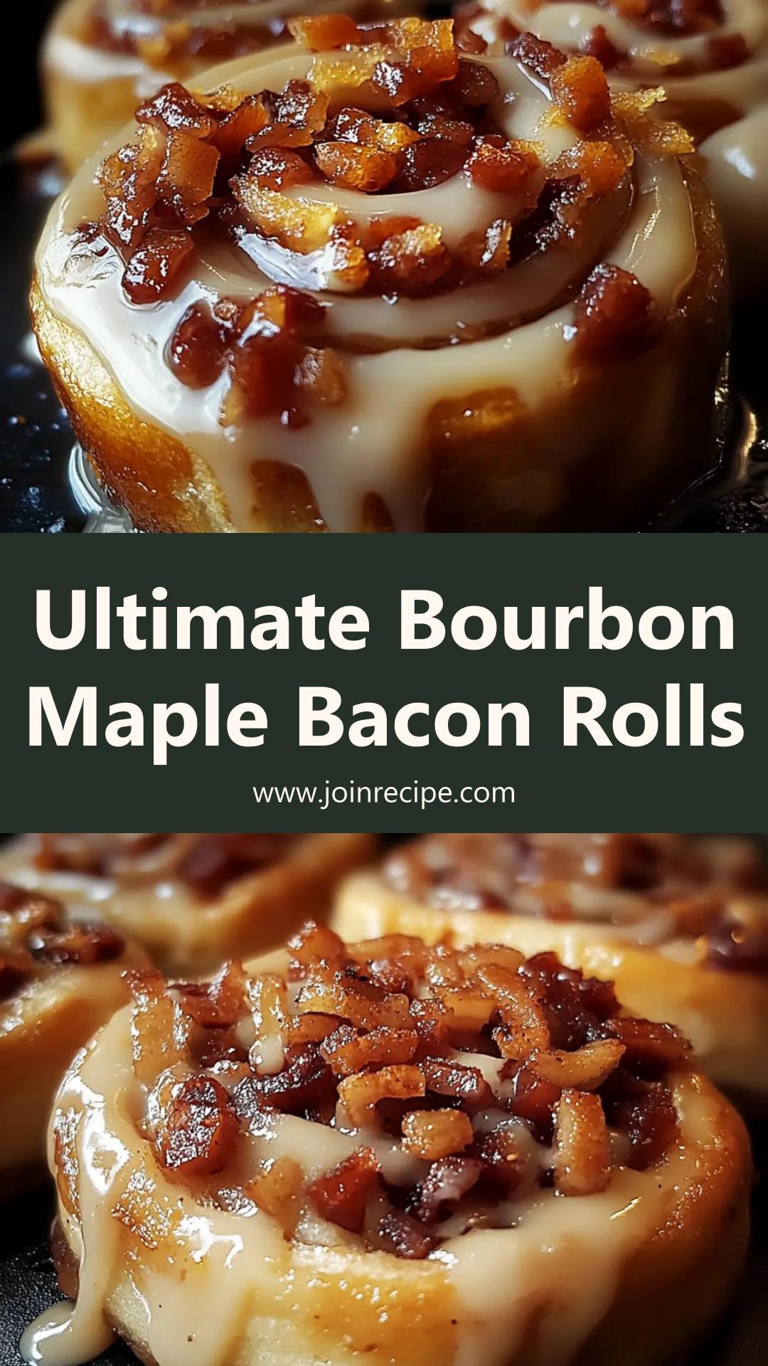 Bourbon Maple Bacon Cinnamon Rolls: A Savory-Sweet Brunch Delight — pin 3