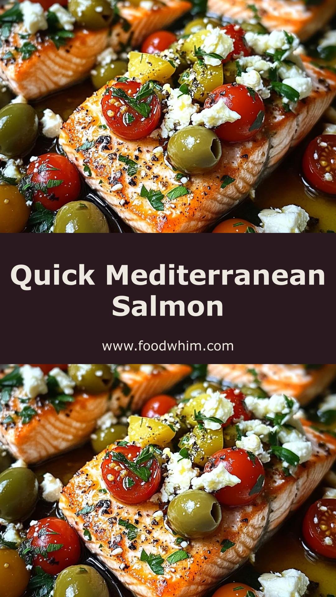 Mediterranean Salmon: Quick and Flavorful Weeknight Meal — pin 1
