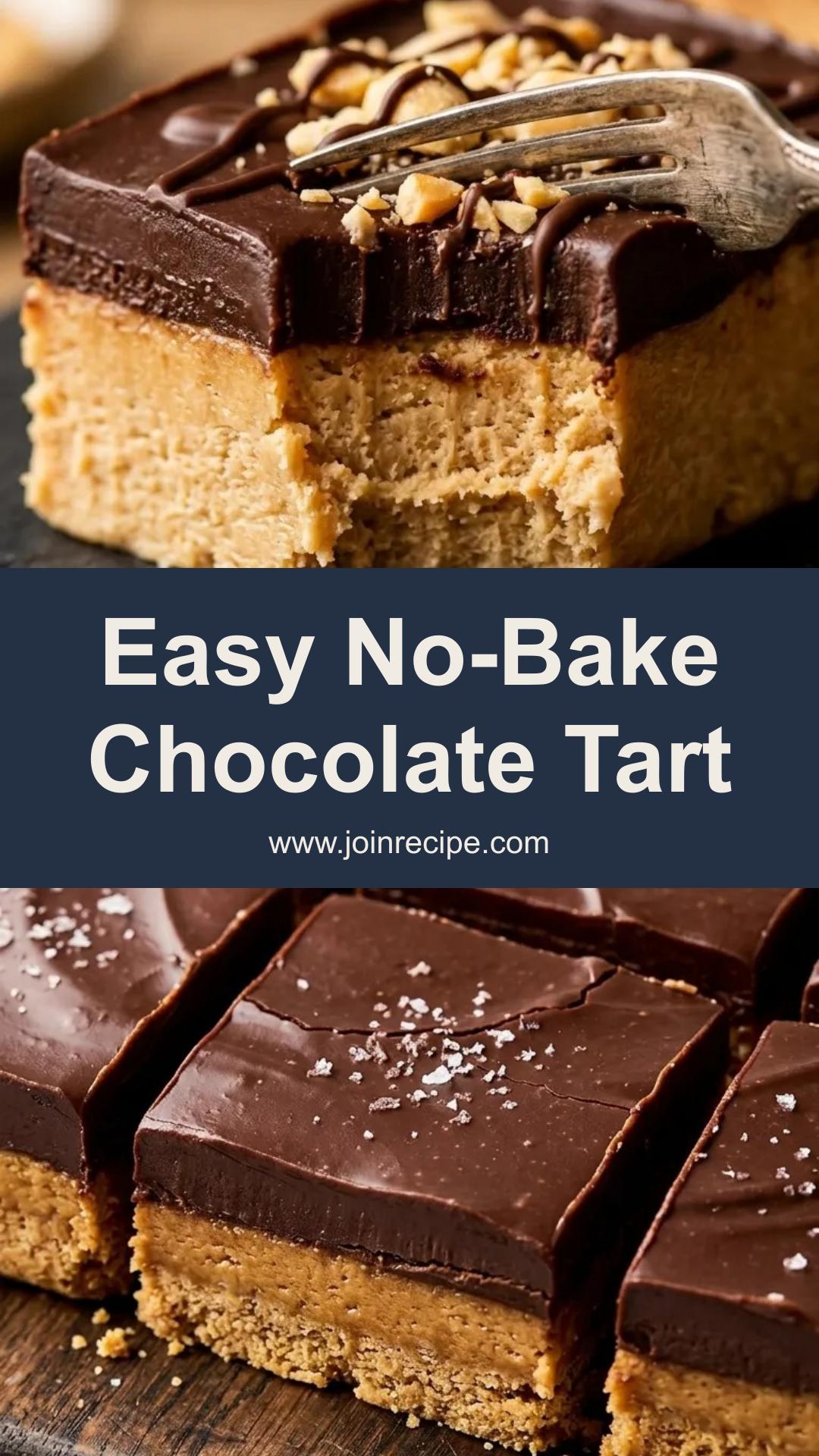 No-Bake Chocolate Tart: A Simple Yet Decadent Dessert — pin 1