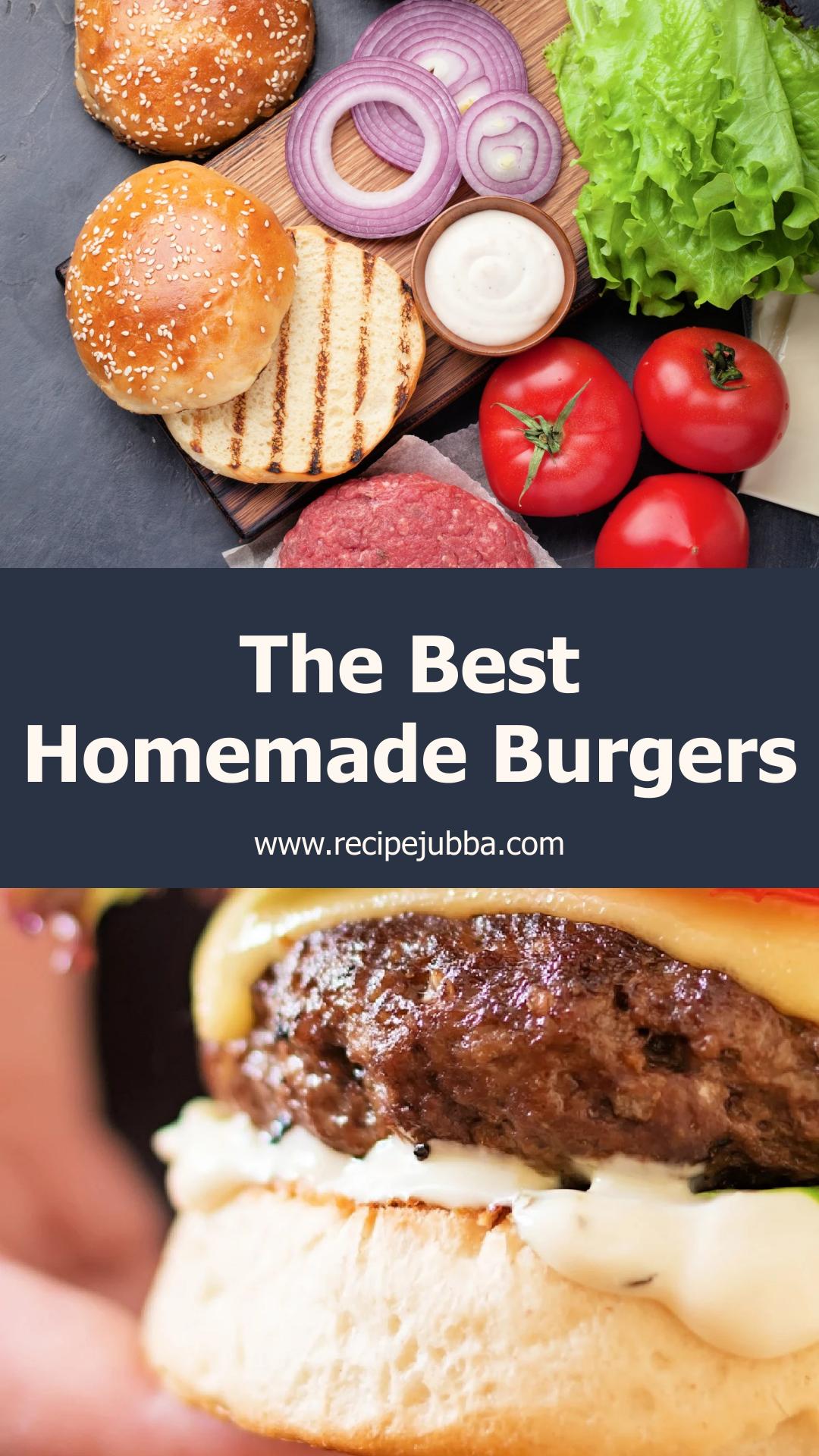Juicy Homemade Burgers with Savory Worcestershire and Tender Bread Crumbs — pin 2