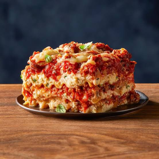 Classic Beef Lasagna with Rich Soffritto Sauce and Golden Cheese Crust