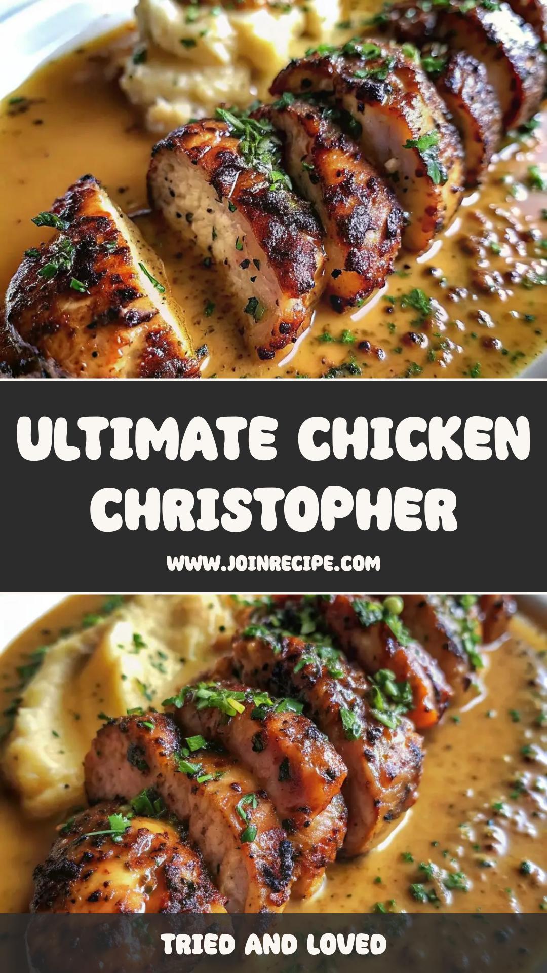 Morton’s Steakhouse Chicken Christopher with Crispy Chicken and Garlic Butter Sauce — pin 4