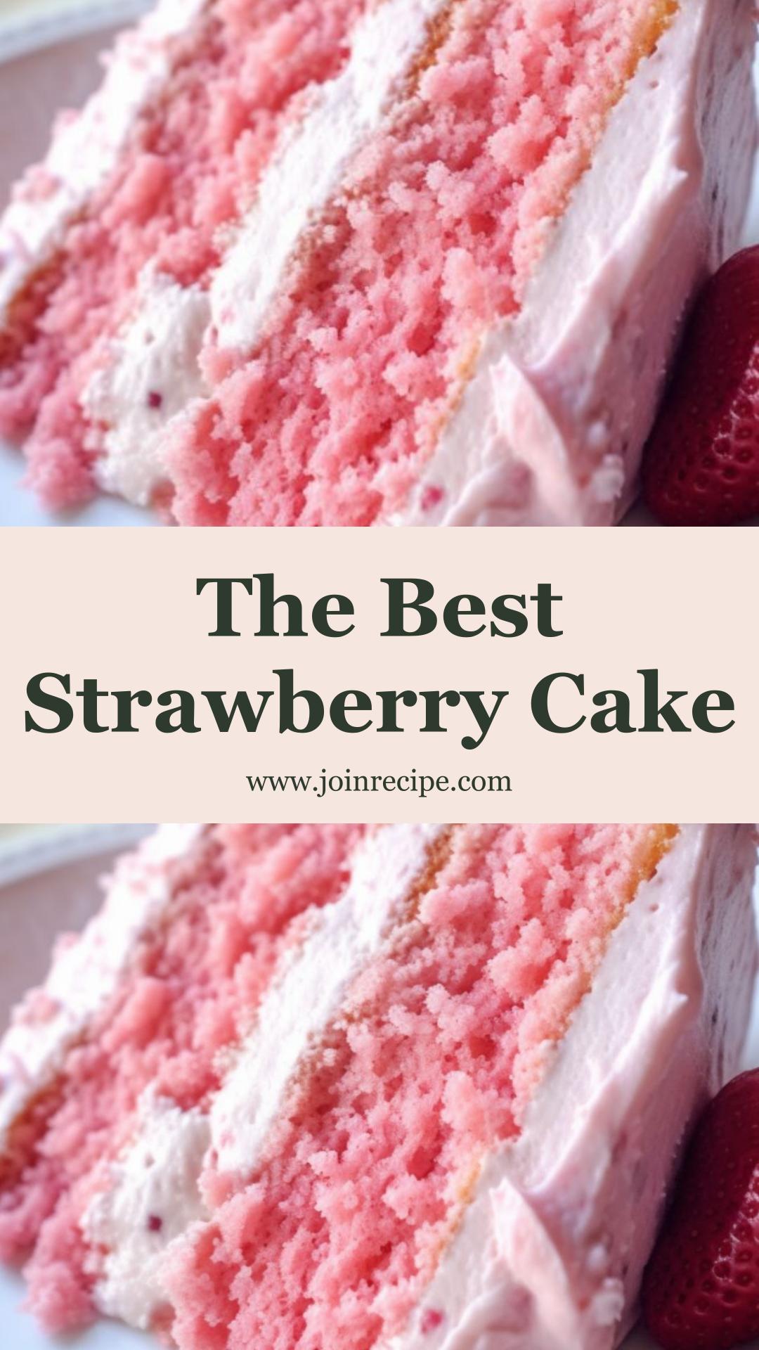 Best Strawberry Cake Ever — pin 2