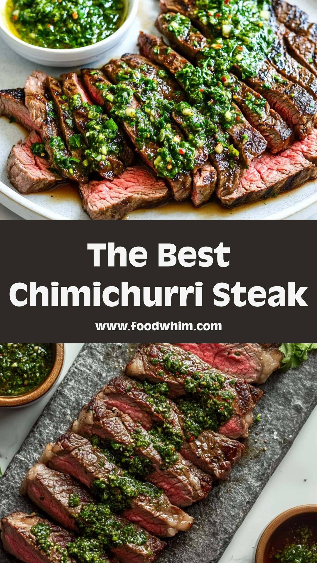 Chimichurri Steak with Garlicky Parsley and Golden-Brown Crust — pin 2