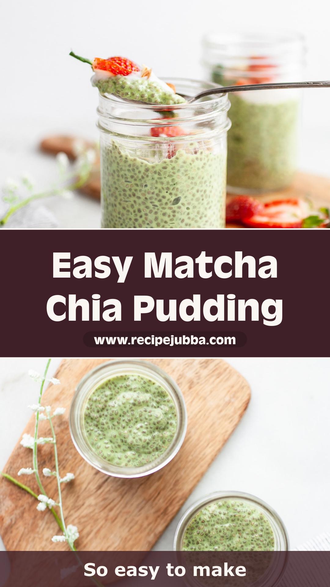 Easy Matcha Chia Pudding with Creamy Coconut Yogurt — pin 4
