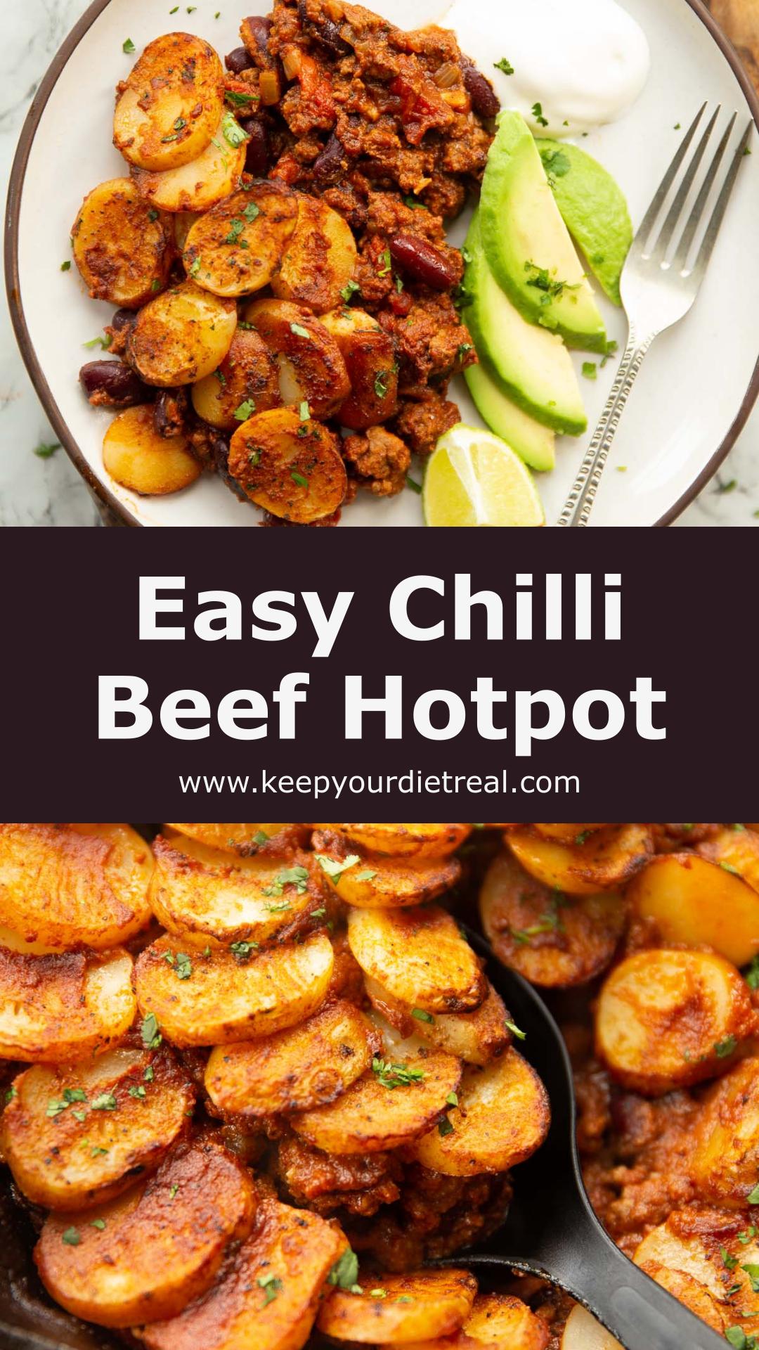 Chilli Beef Hotpot with Tender Baby Potato Topping — pin 3