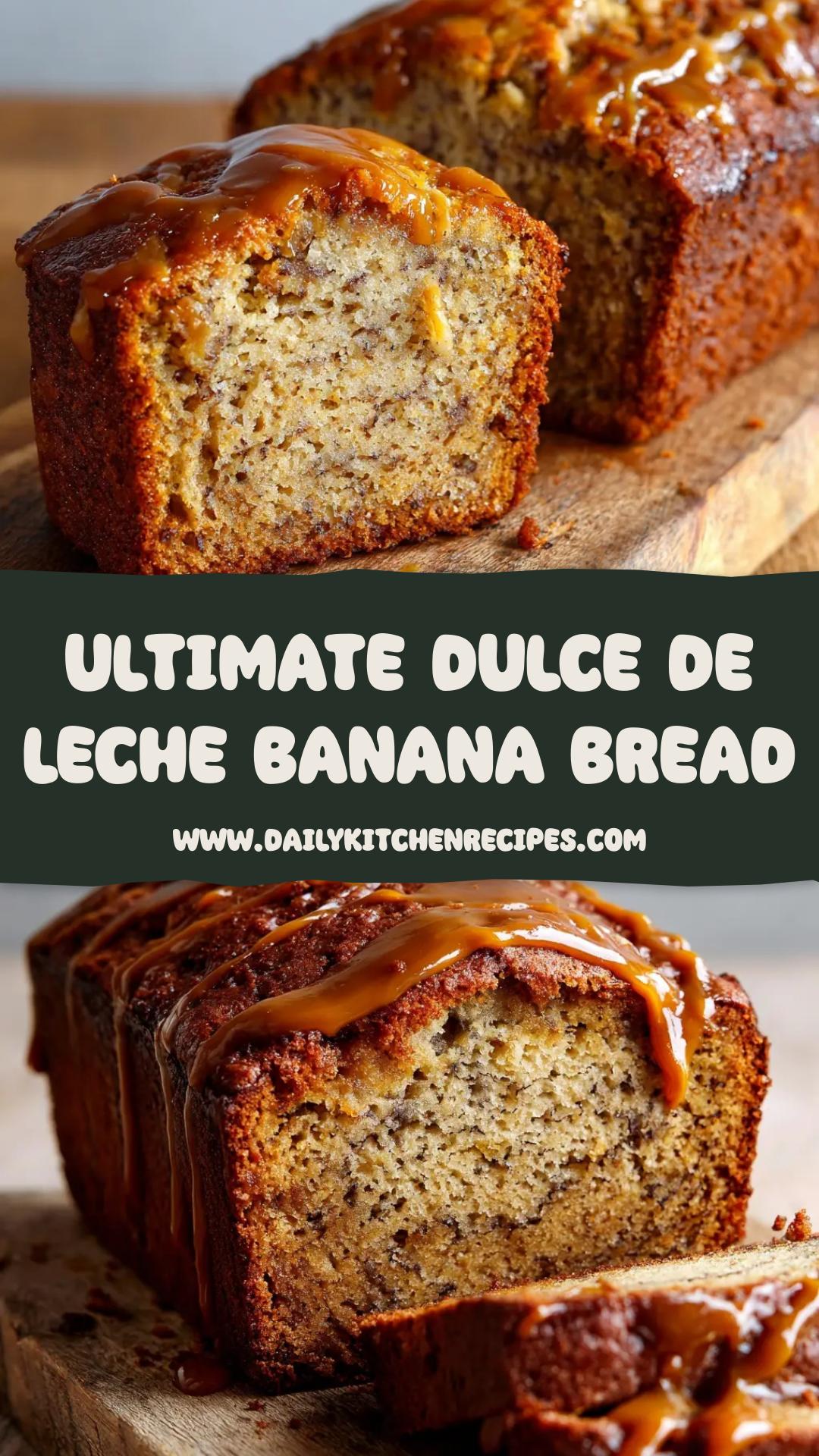Dulce De Leche Banana Bread With a Crisp Sugar Crust — pin 2