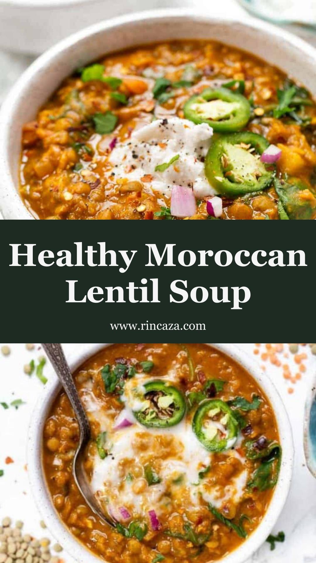 Moroccan Lentil Soup: One-Pot Meal Prep with Turmeric and Ginger — pin 3