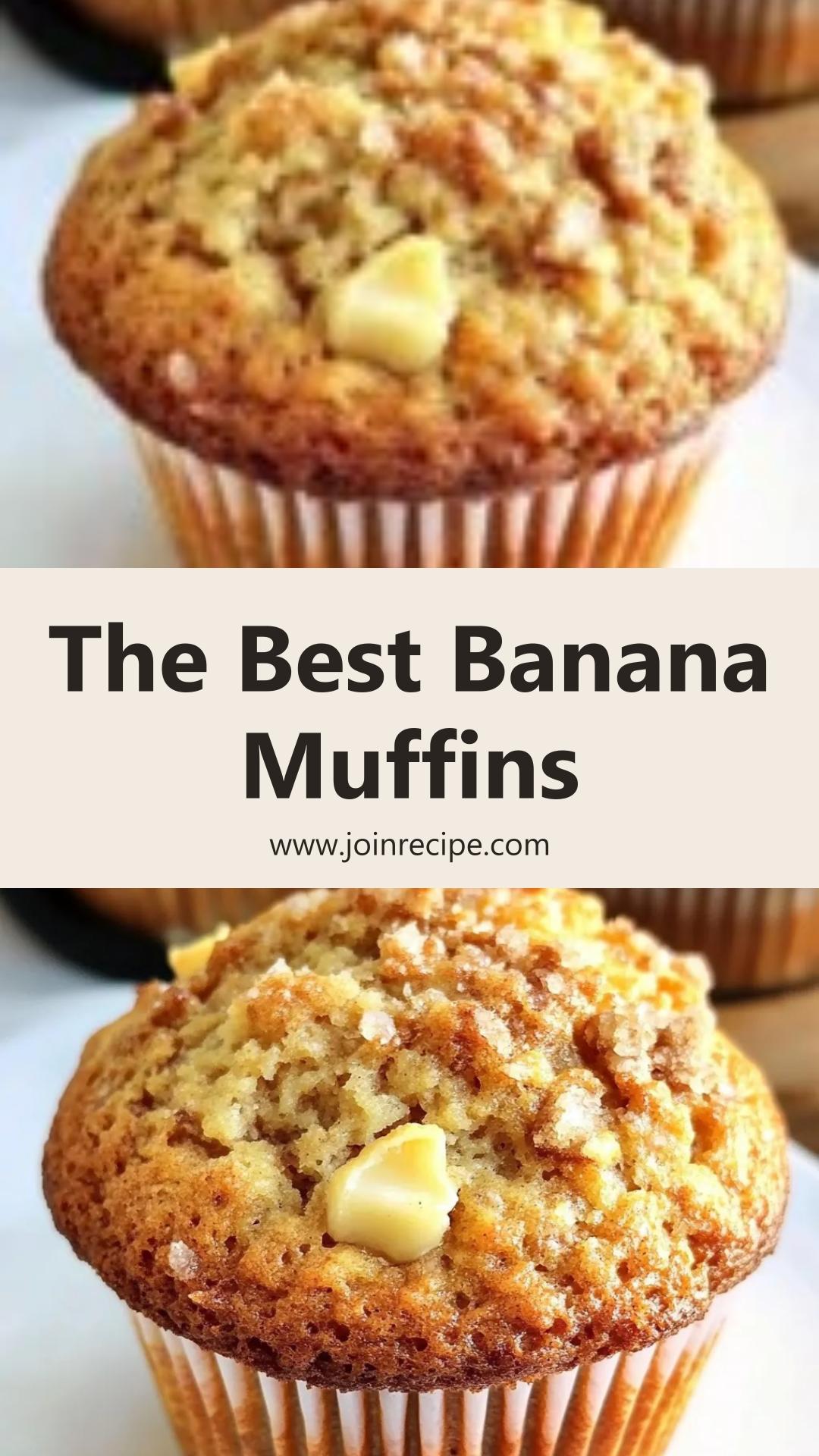 Best Ever Banana Muffins: Soft, Moist Snack for Any Time — pin 2