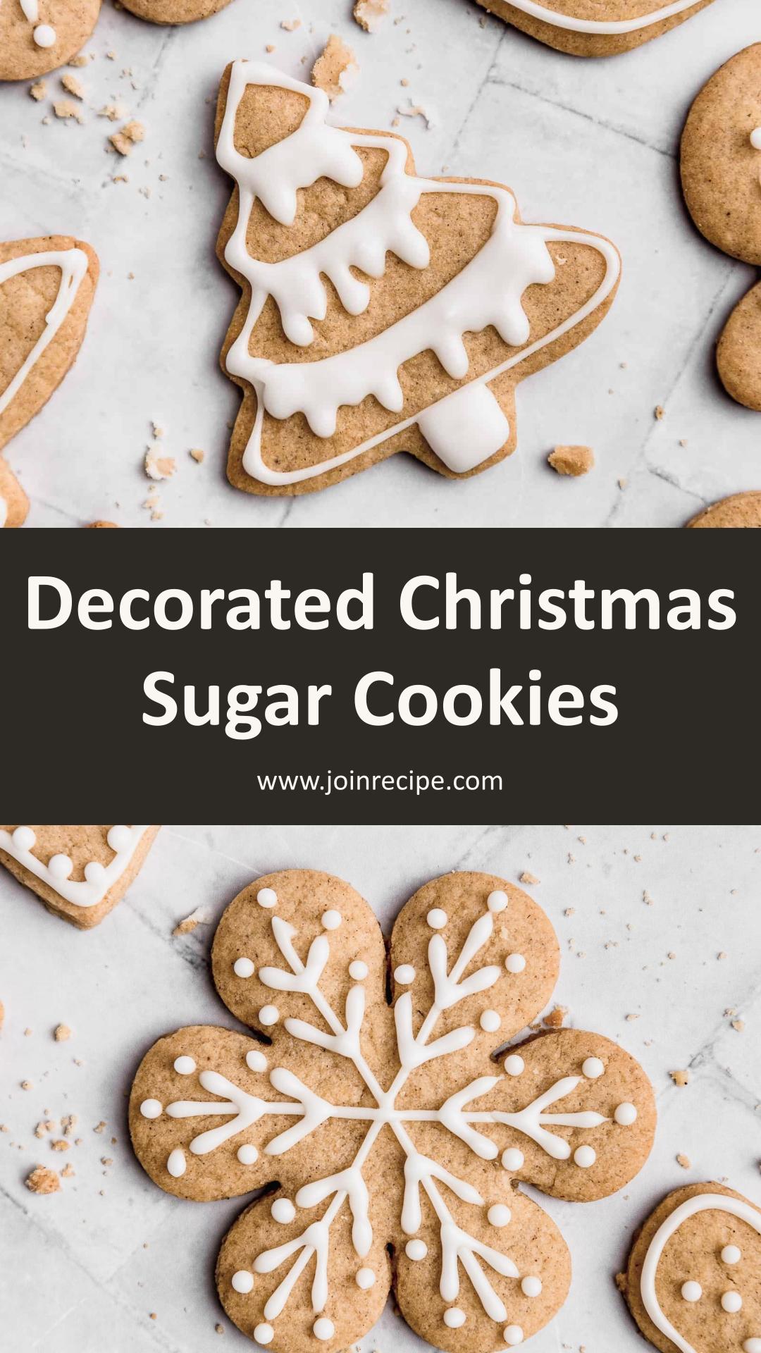 Decorated Christmas Sugar Cookies — pin 3
