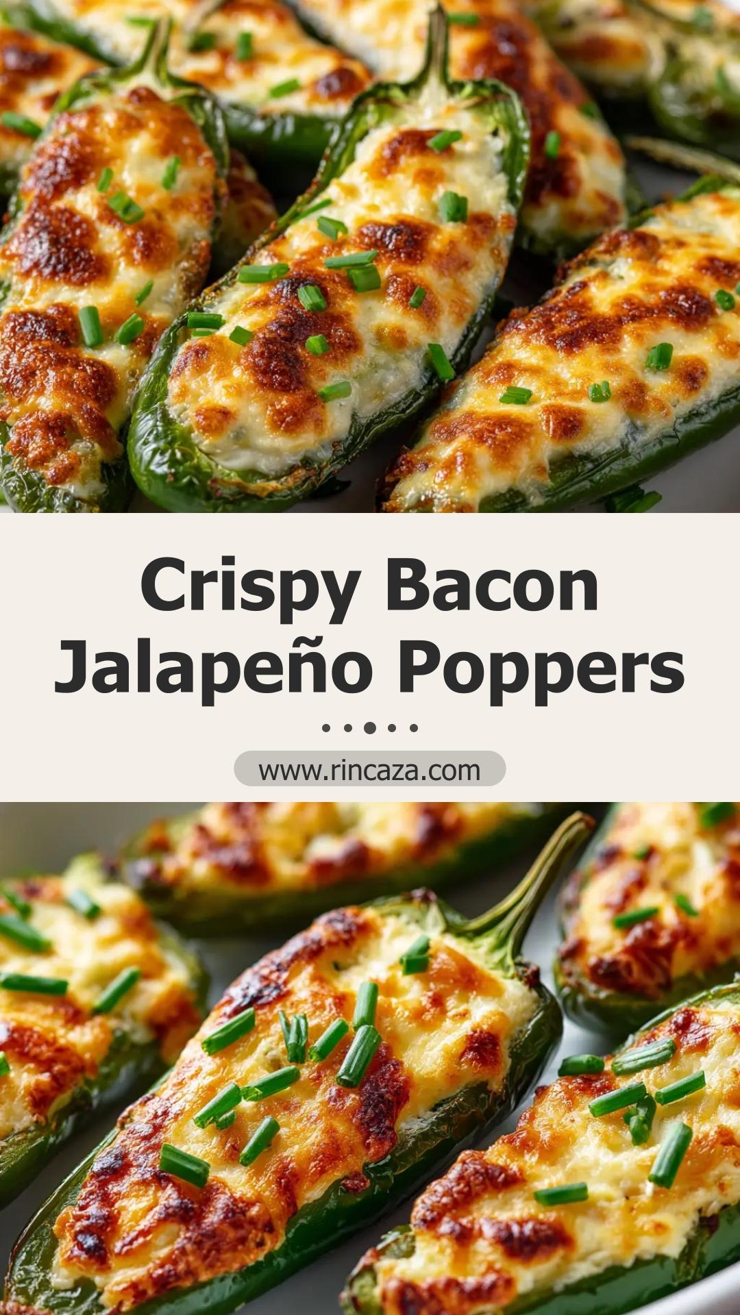 Jalapeño Poppers with Bacon and Sharp Cheddar — pin 1