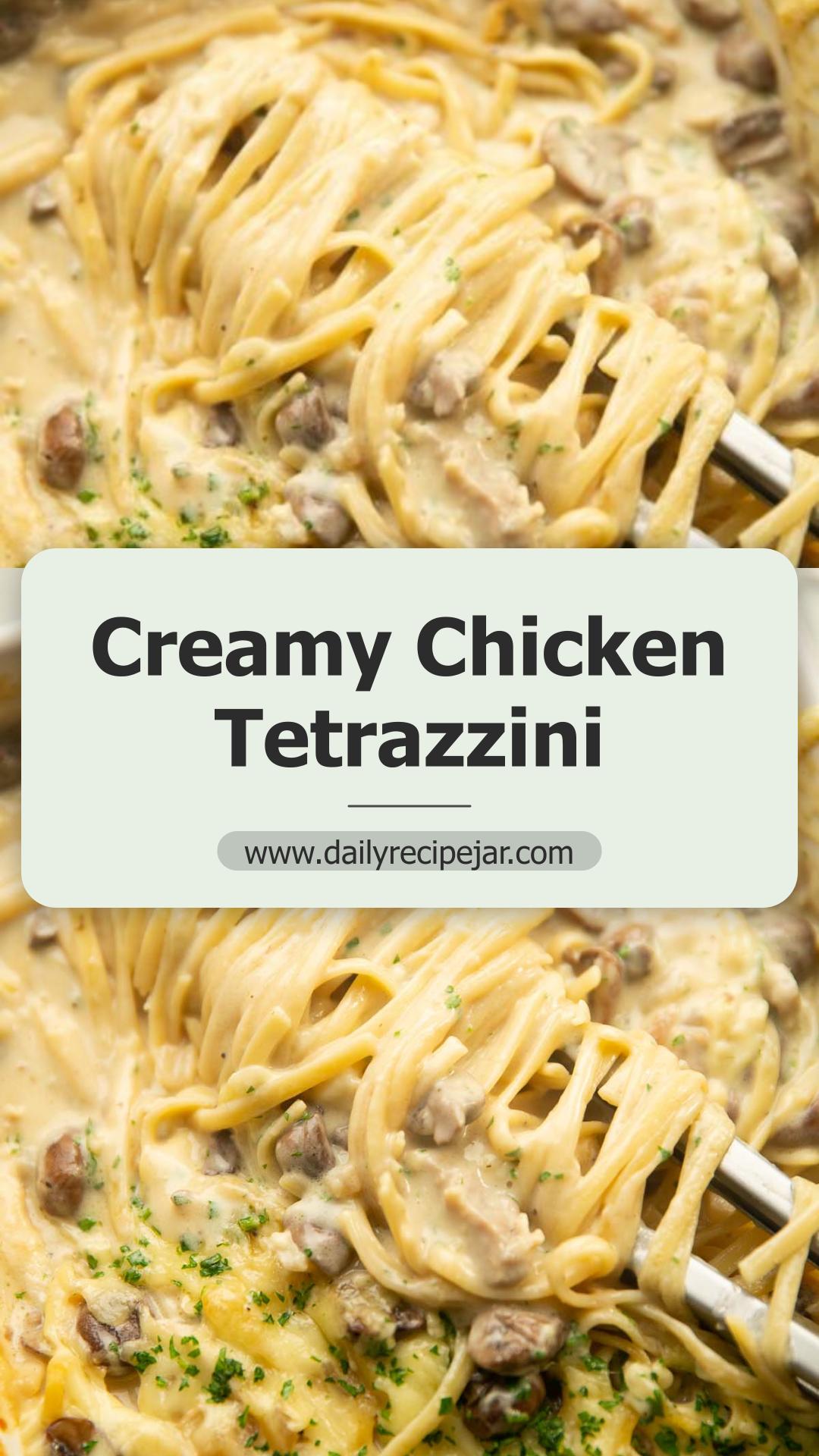 Chicken Tetrazzini with Gouda and Mushrooms — pin 1