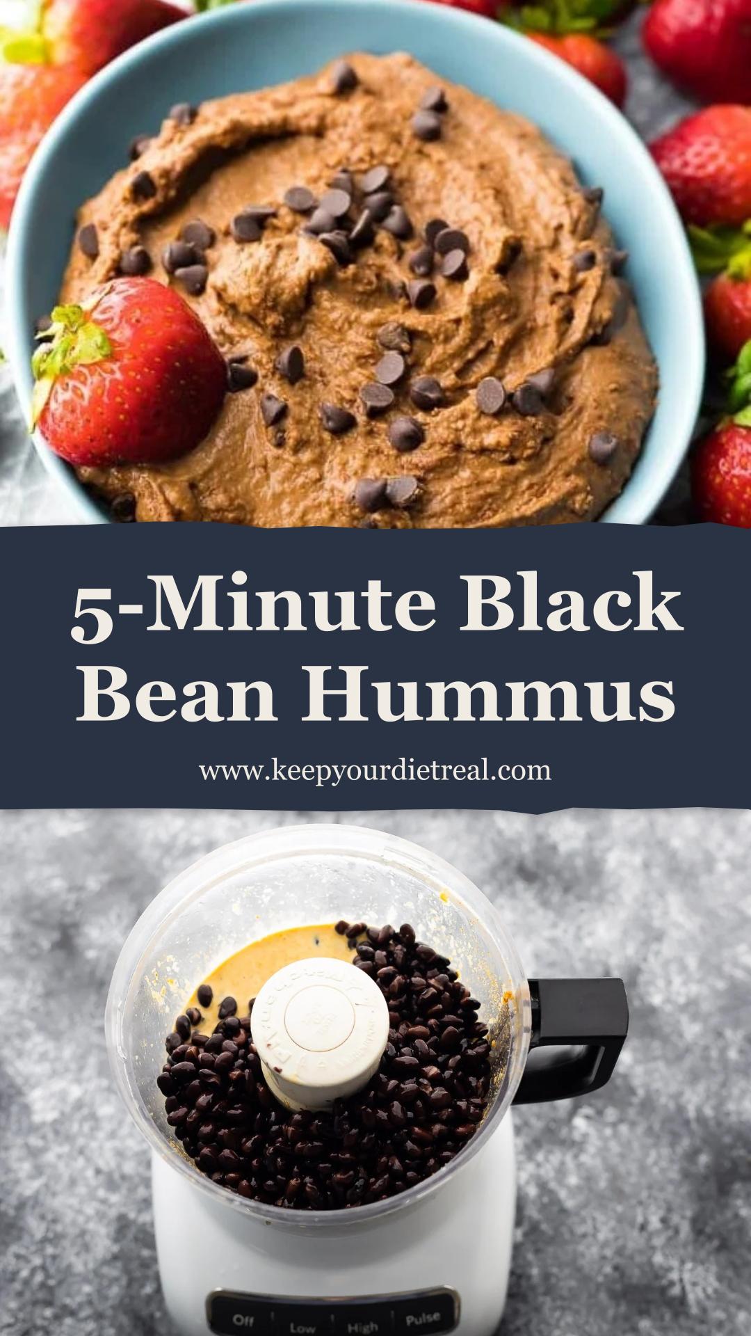 Black Bean Hummus with Lime and Tahini — pin 3