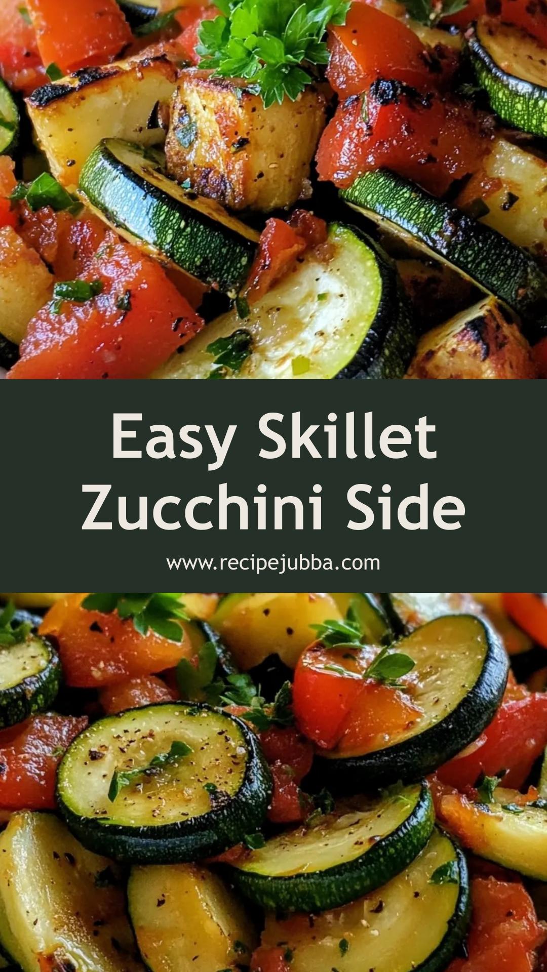 Skillet Zucchini: A Quick and Flavorful Summer Side Dish — pin 3