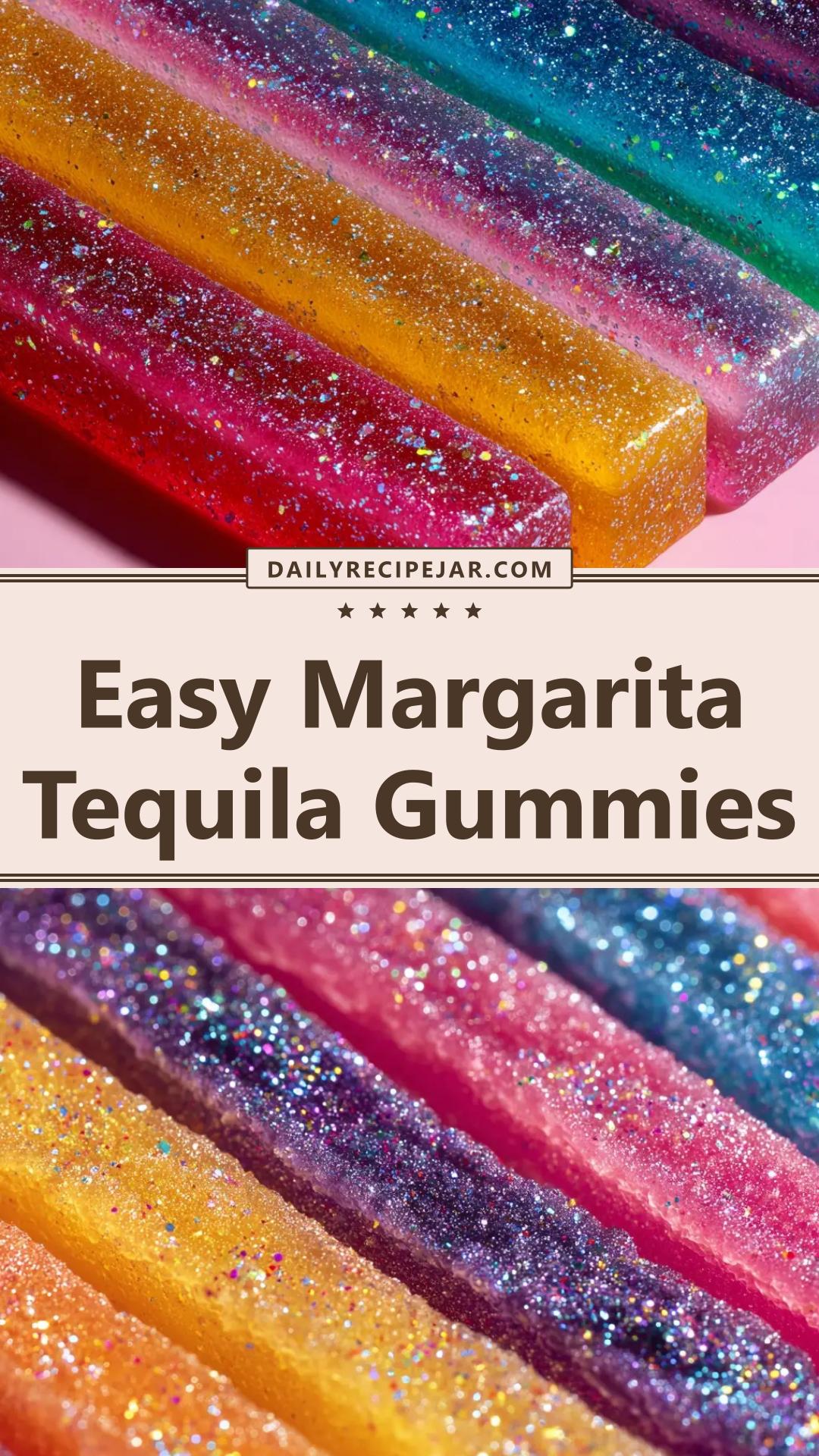 Margarita Tequila Gummies with Lime and Agave — pin 1
